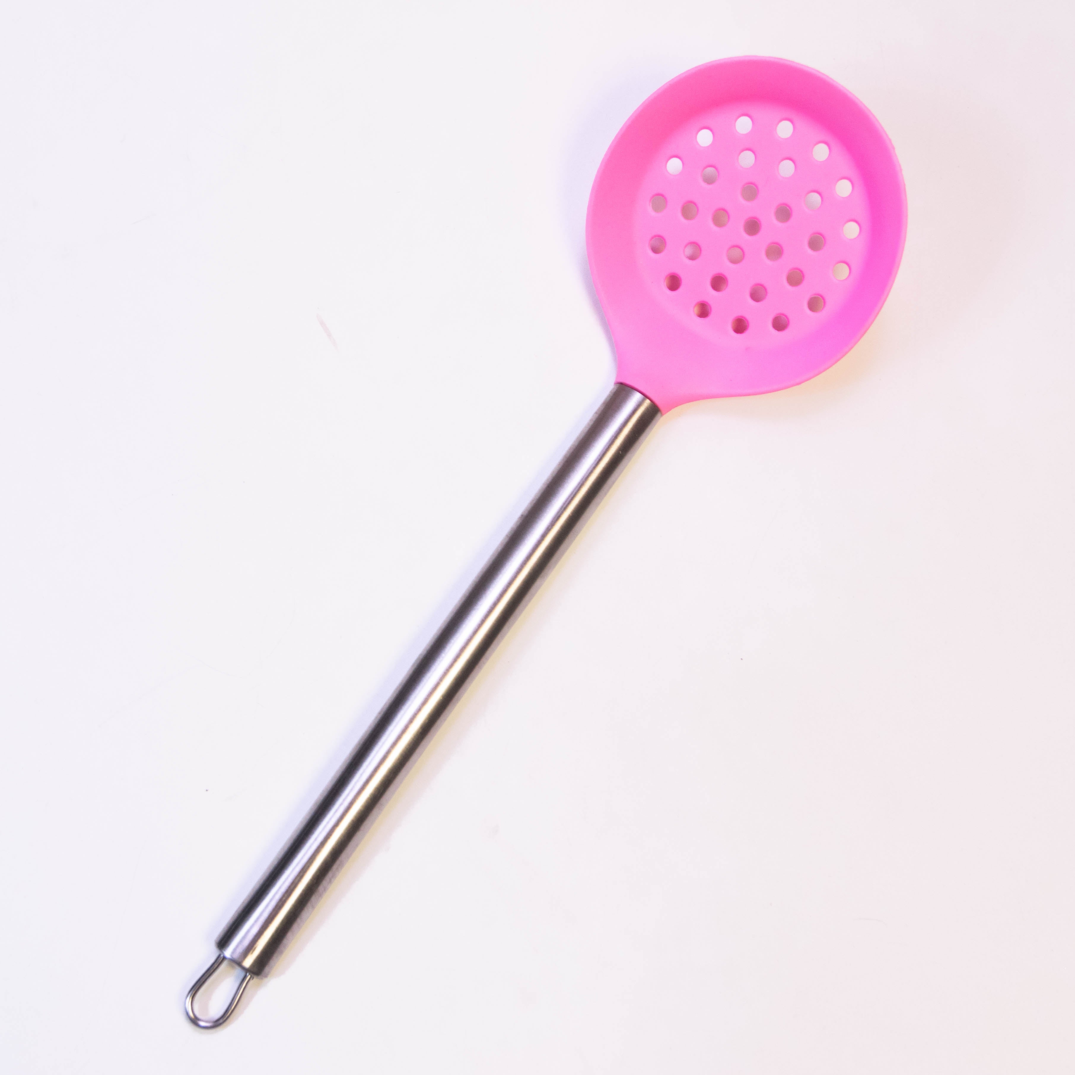 Kitchen Silicone Skimmer Slotted Spoon - A Colorful Culinary Companion