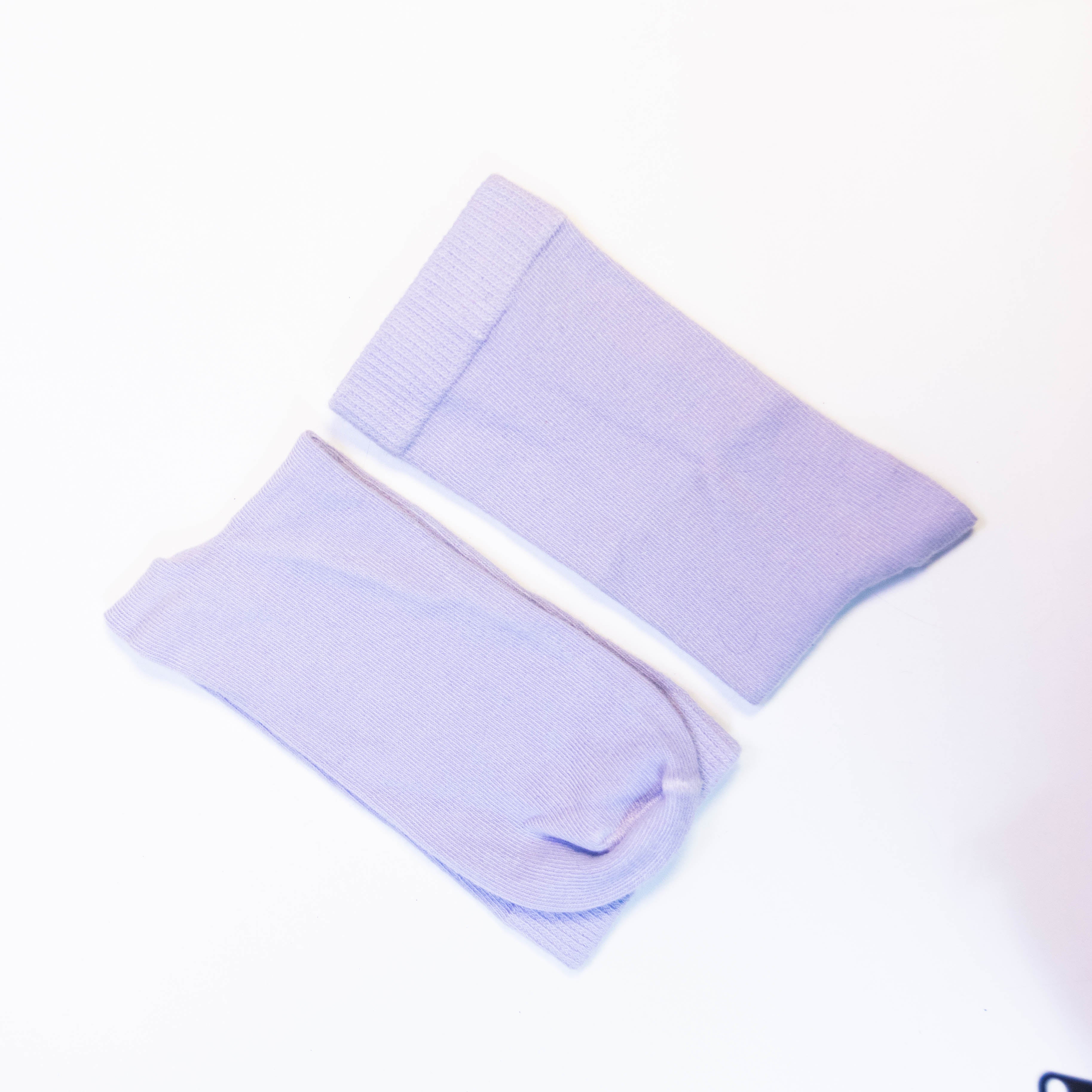 Comfortable : Short Female Socks in Navy Blue & Lavender