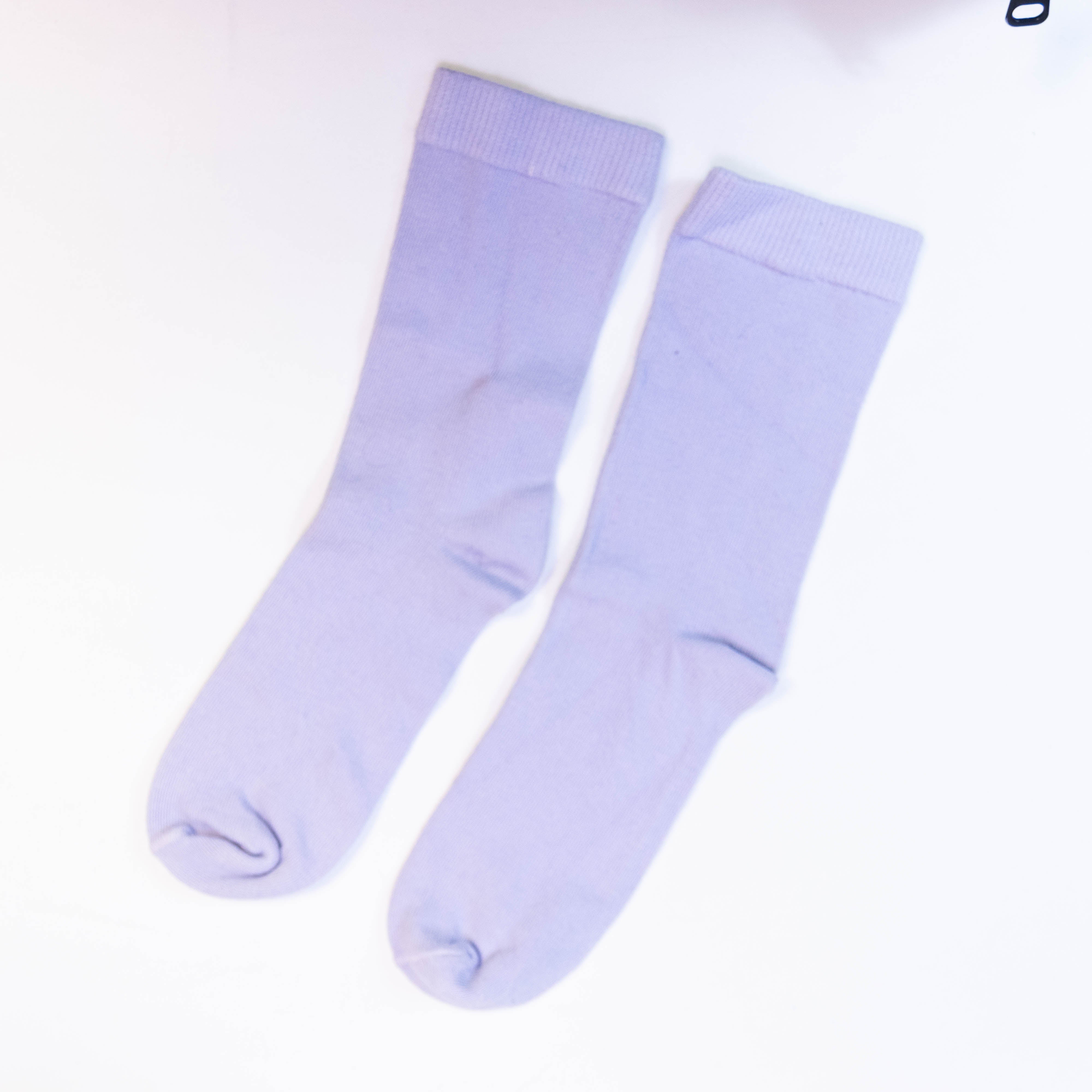 Comfortable : Short Female Socks in Navy Blue & Lavender