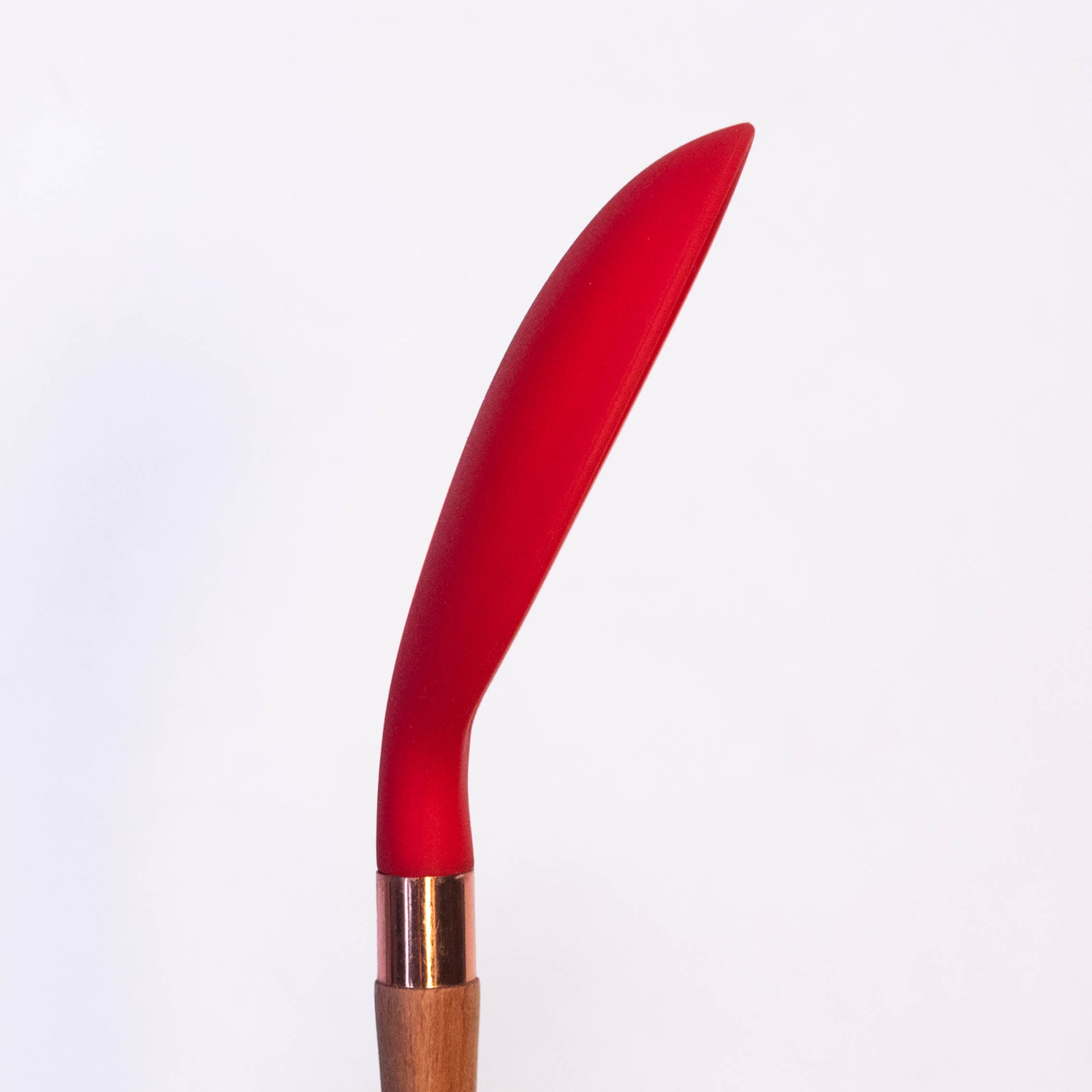 Cooking Spoon with Wooden Handle & Silicone Top