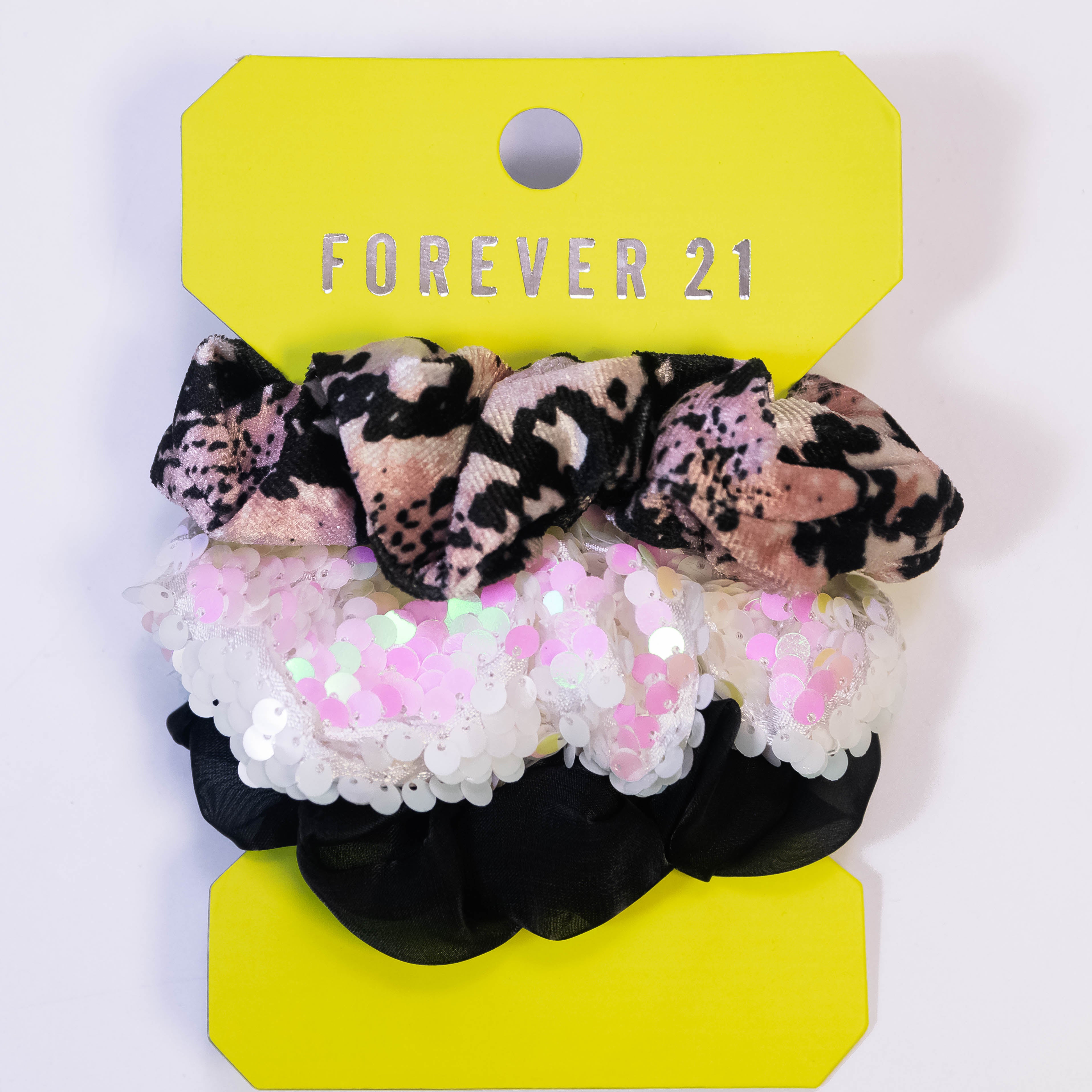 Velvet and Tassel Fusion: Hair Scrunchies Pack of 3