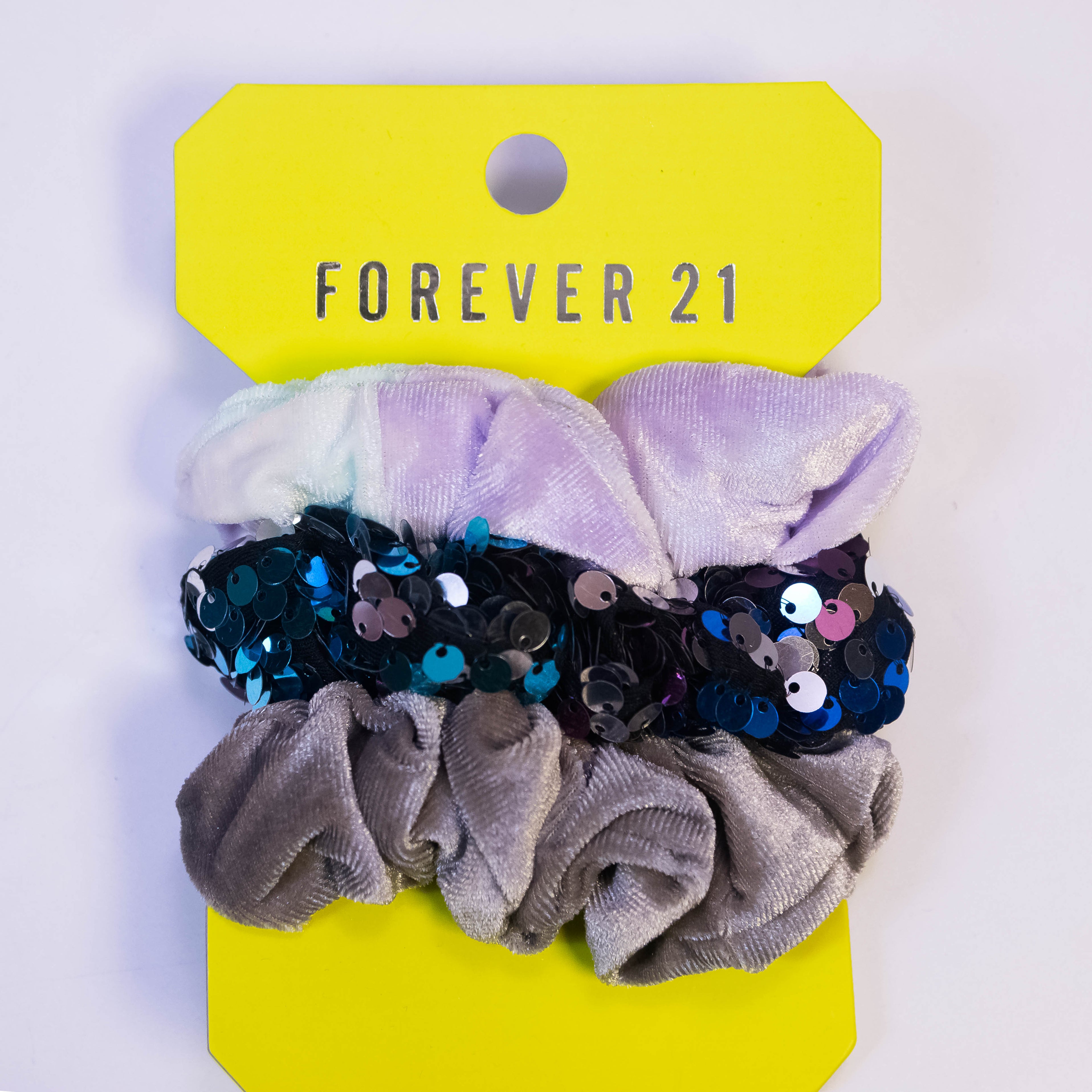 Velvet and Tassel Fusion: Hair Scrunchies Pack of 3