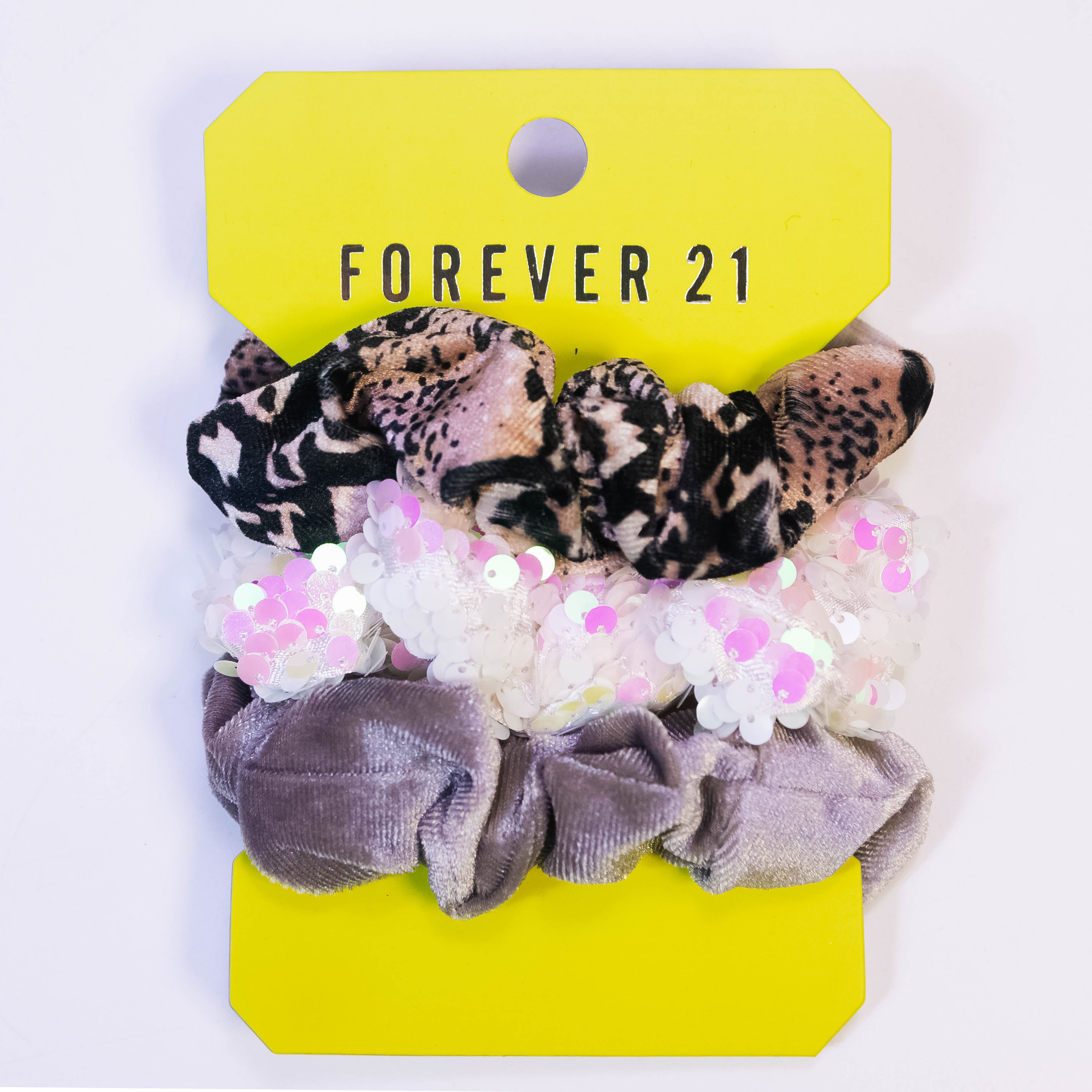 Velvet and Tassel Fusion: Hair Scrunchies Pack of 3