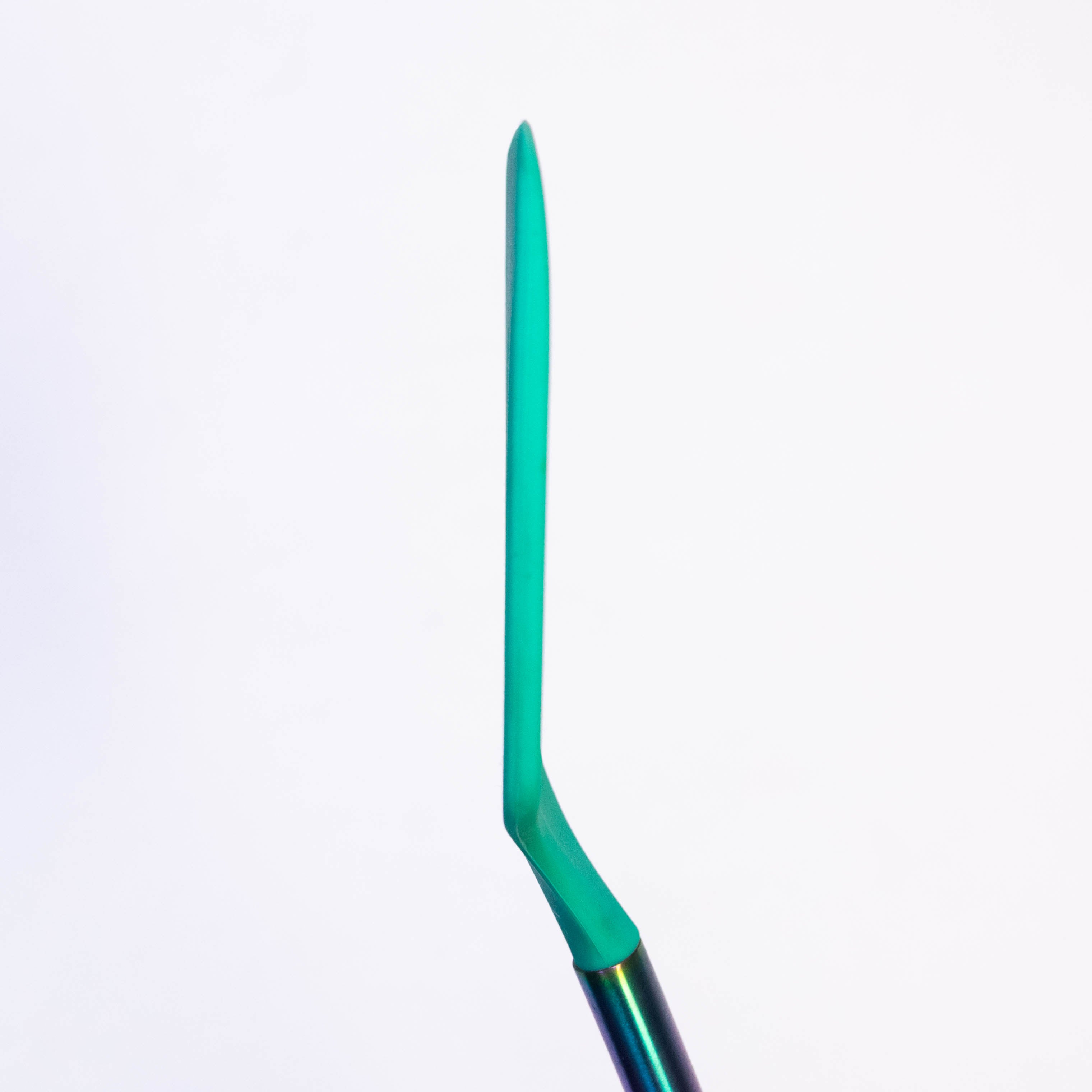 Tablecraft 14" Slotted Turner Spatula with Multi-Color Silicone Head & Stainless Steel Handle