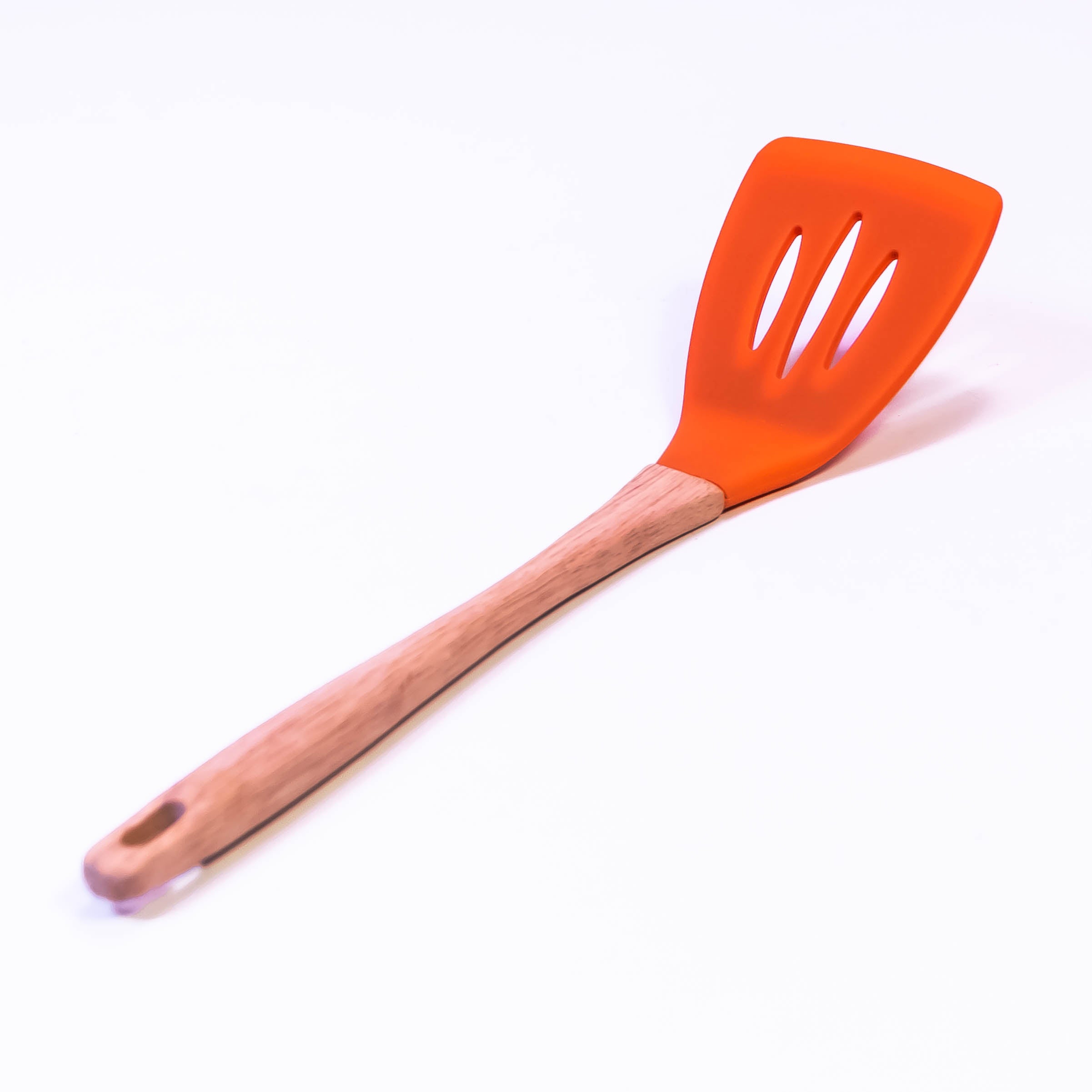 Wooden Handle Nonstick Silicone Frying Master Stir Fry Spatula