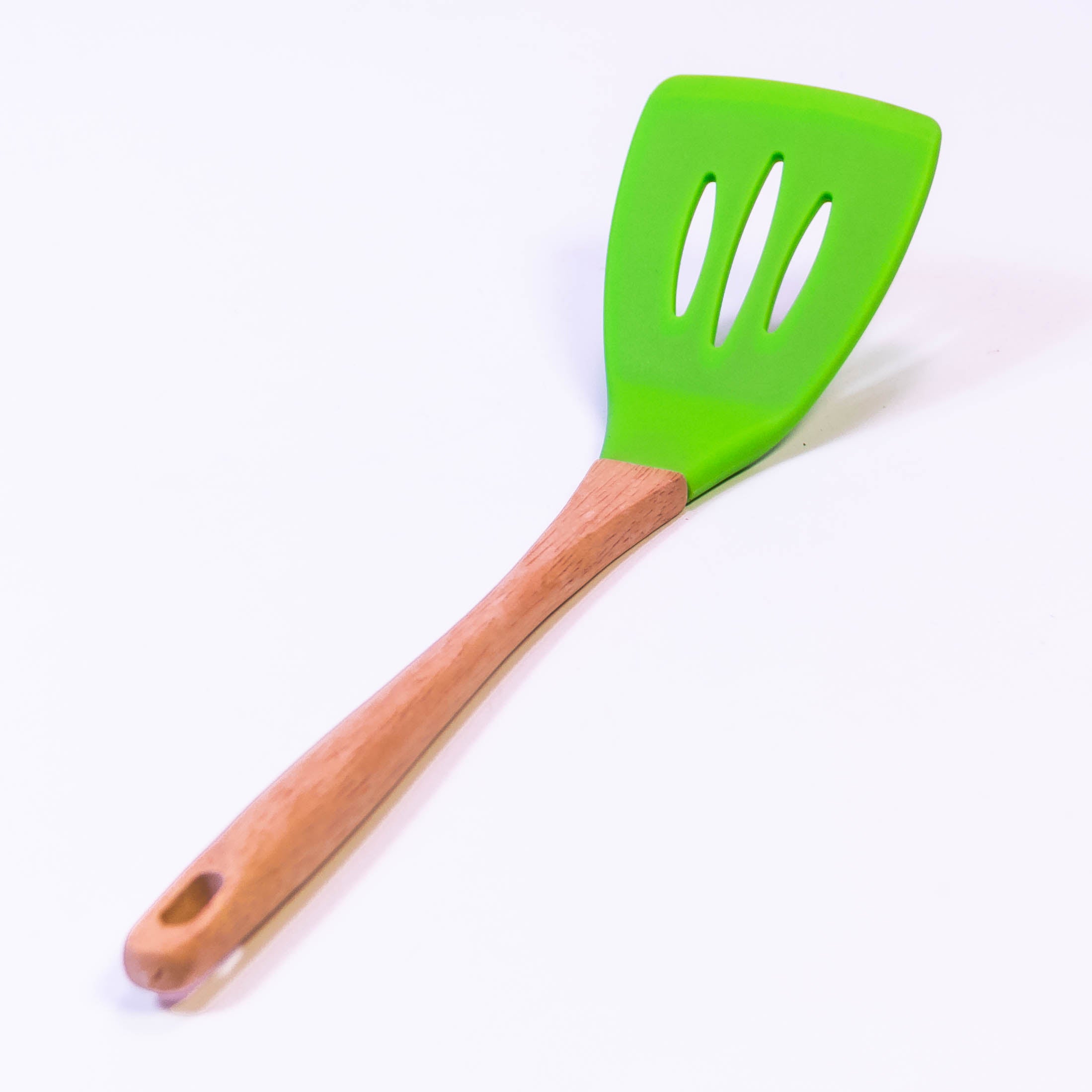 Wooden Handle Nonstick Silicone Frying Master Stir Fry Spatula