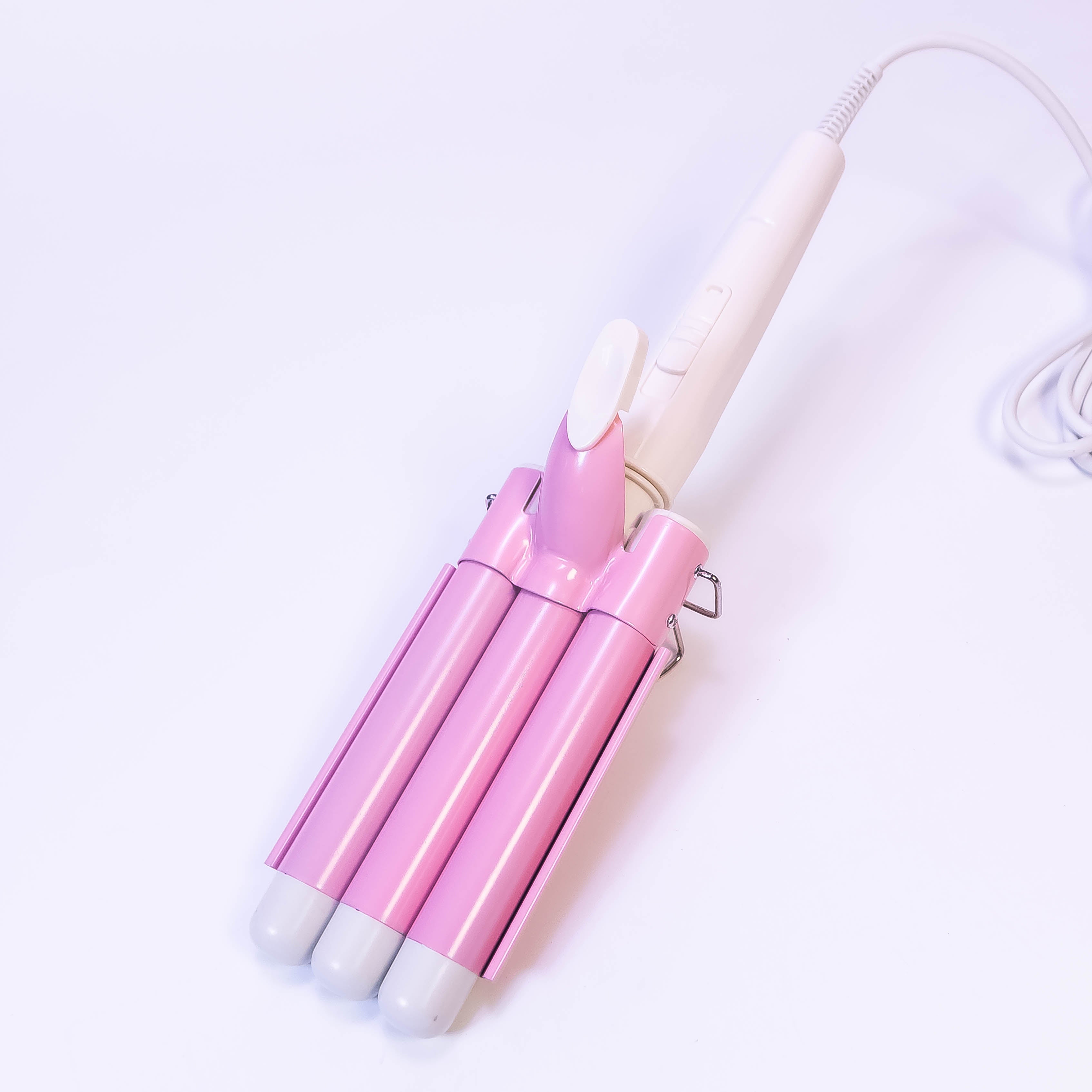 TEMPO DI SALDI 3 Branch Wavy Hair Straighteners - Your Professional Styling Companion in Elegant White