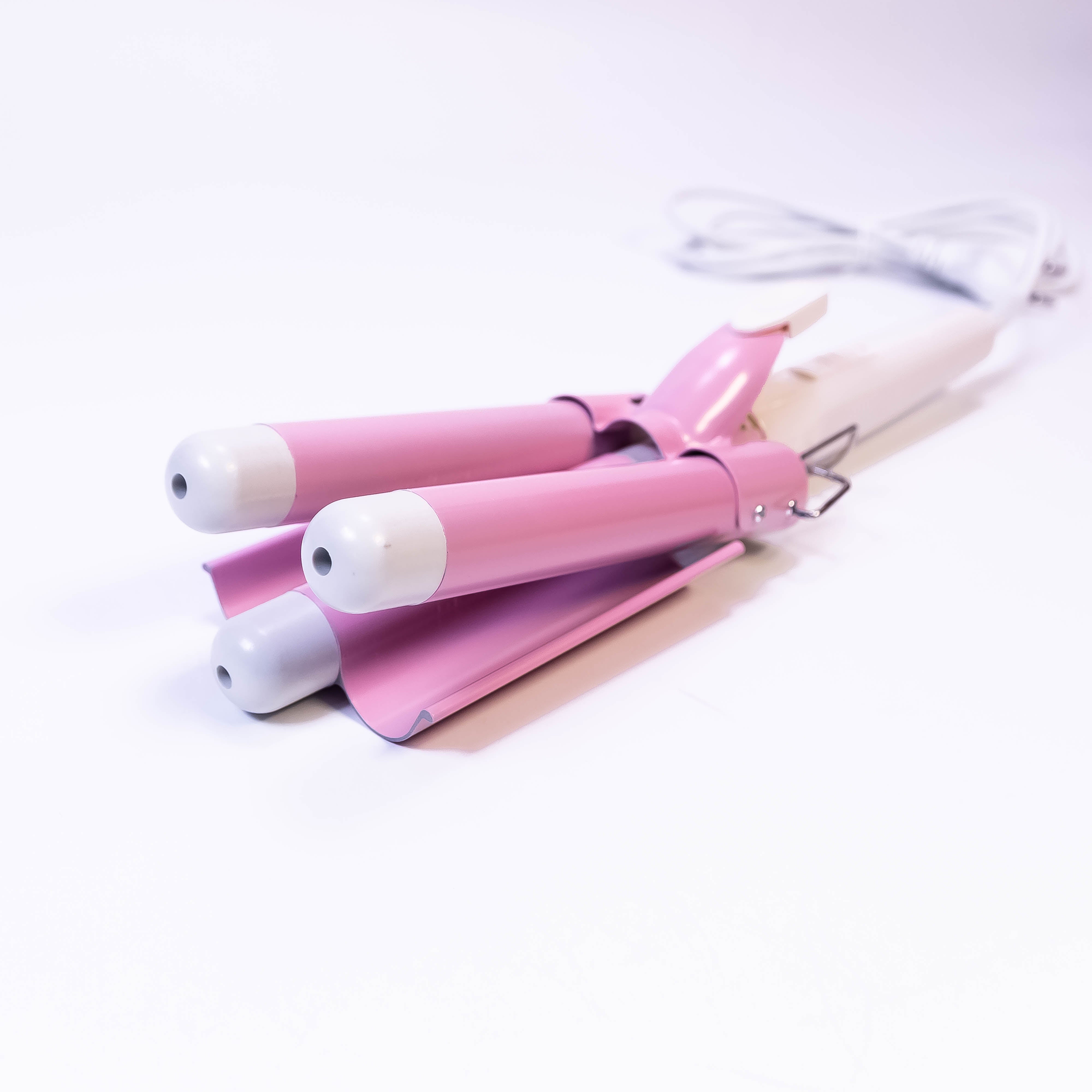 TEMPO DI SALDI 3 Branch Wavy Hair Straighteners - Your Professional Styling Companion in Elegant White