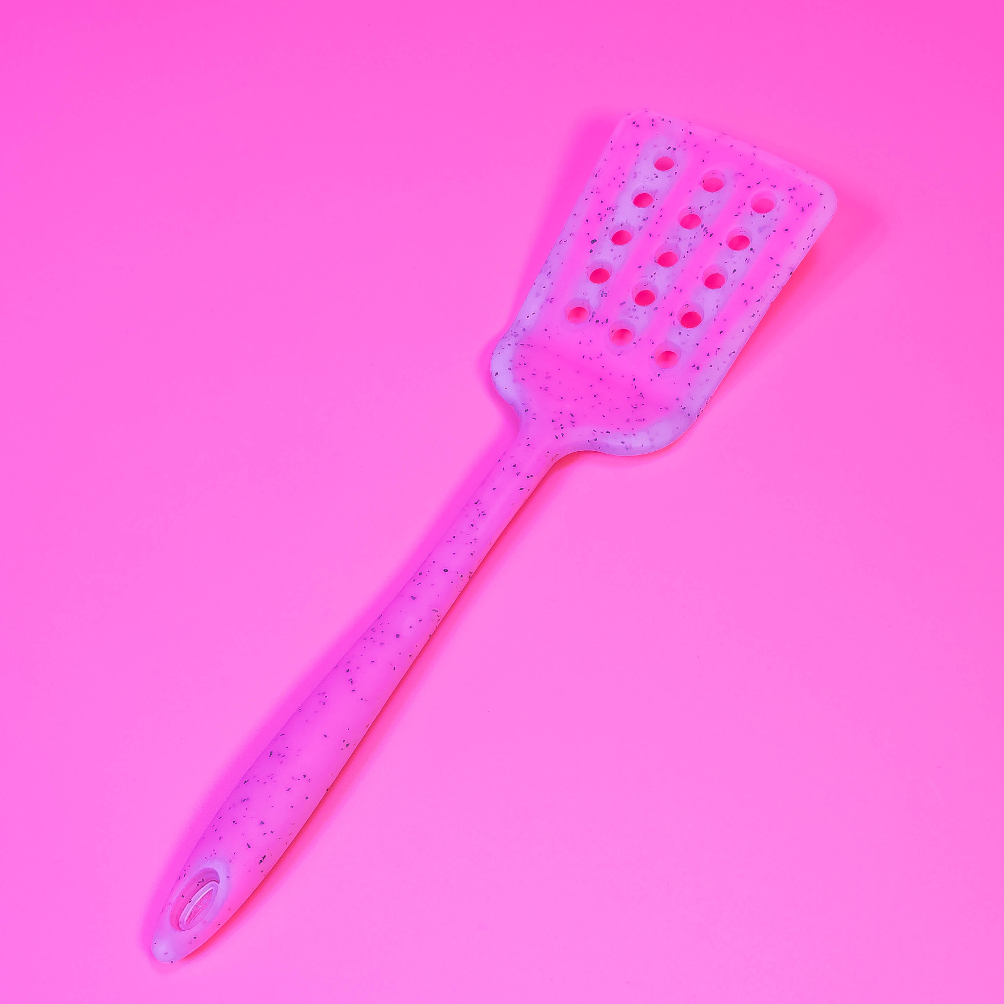 Silicone Slotted Turner: Your Colorful Kitchen Essential - Long Length