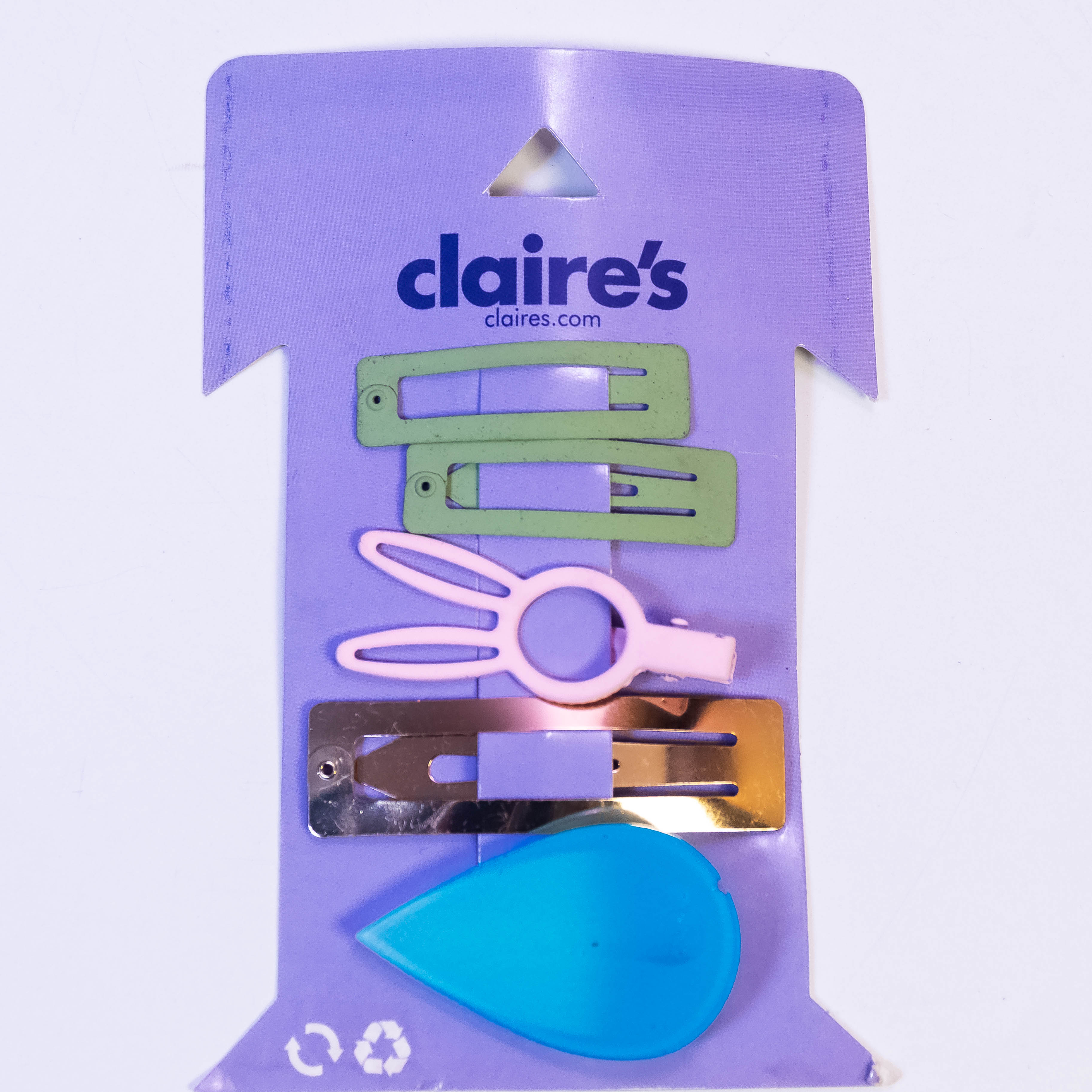 Stylish Metal-Coated Hair Pins Pack