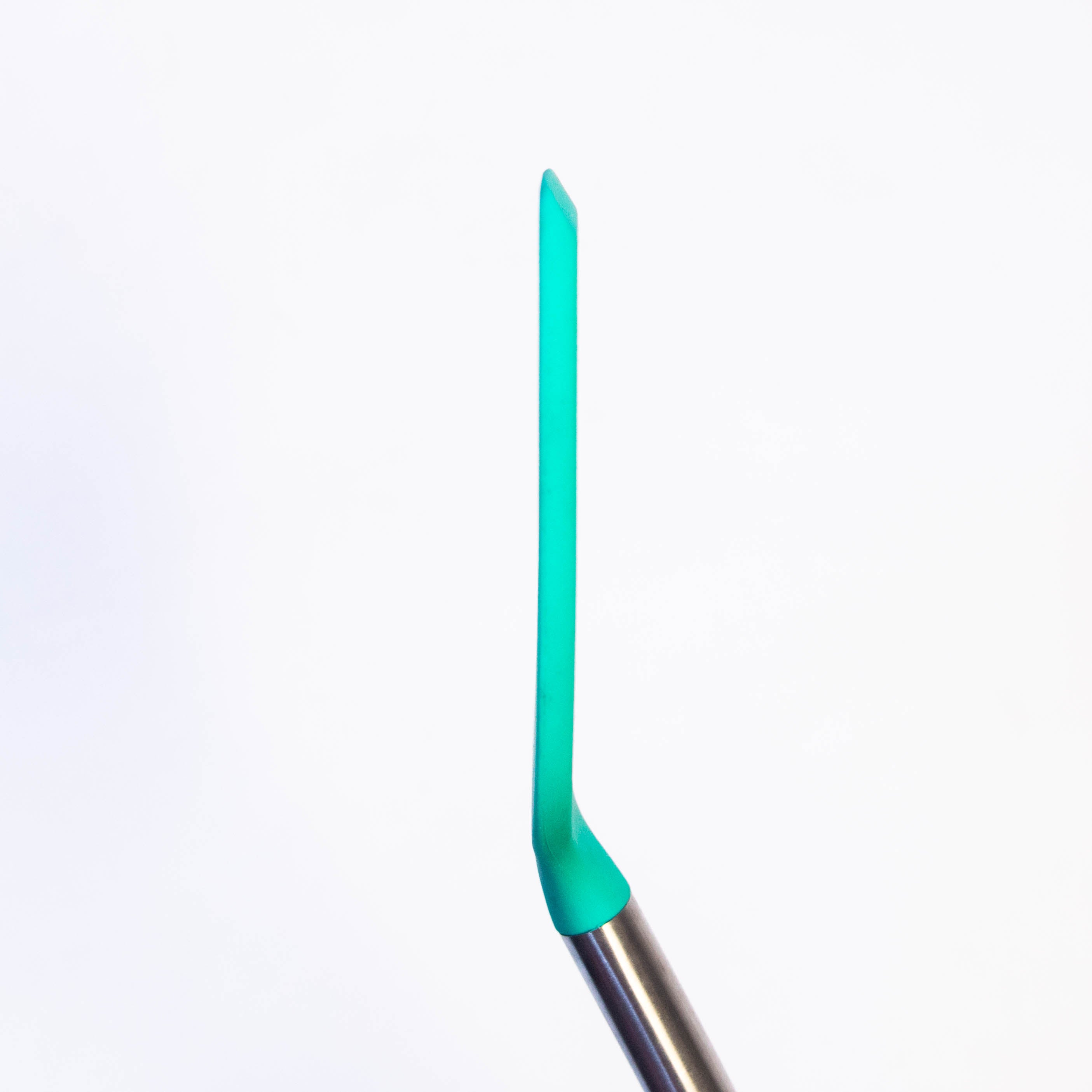 Tablecraft 14" Slotted Turner Spatula with Multi-Color Silicone Head & Stainless Steel Handle