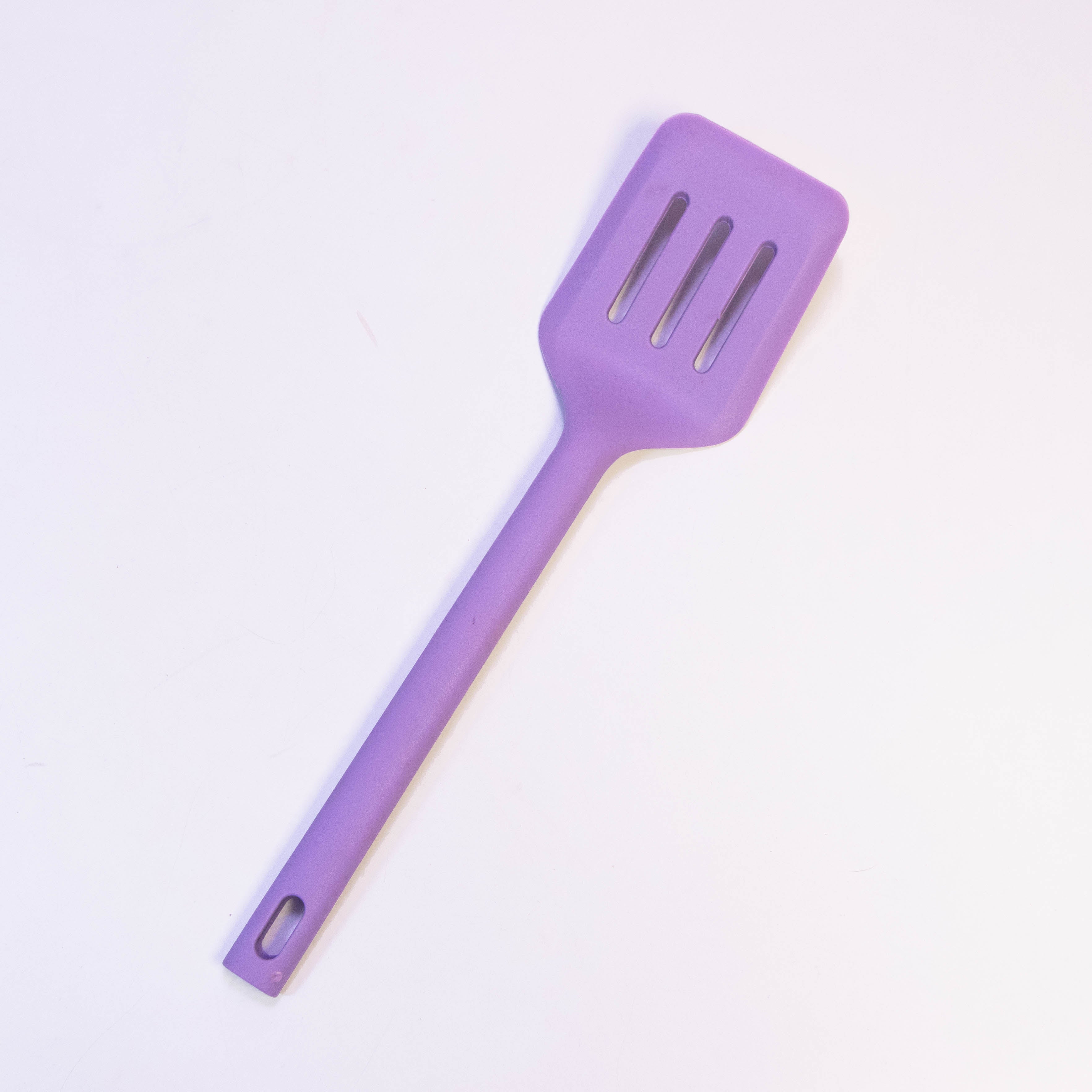 Lavender Silicone Slotted Turner - 13 Inches Length