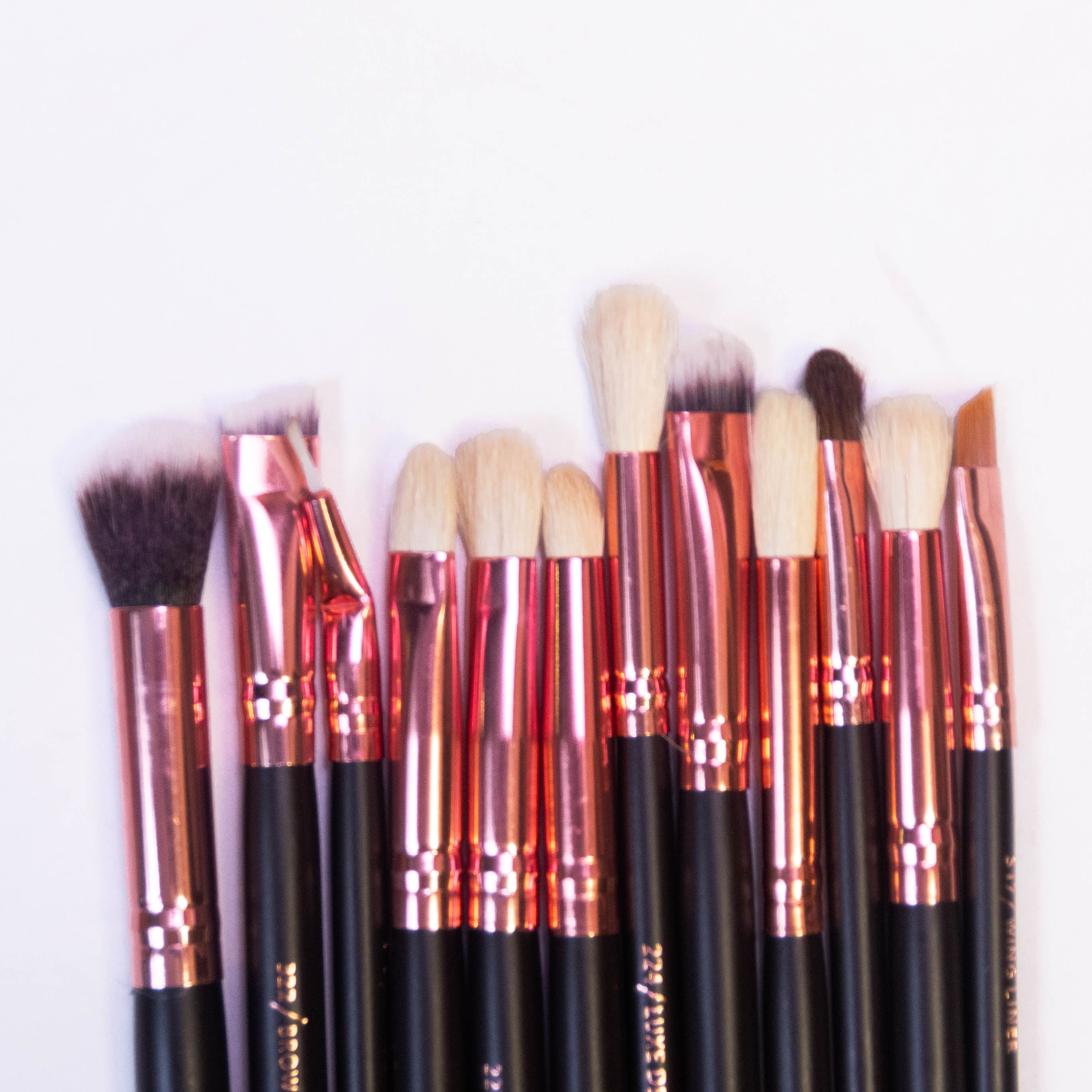 Zoeva 12pcs Eye Makeup Brushes Set Brown