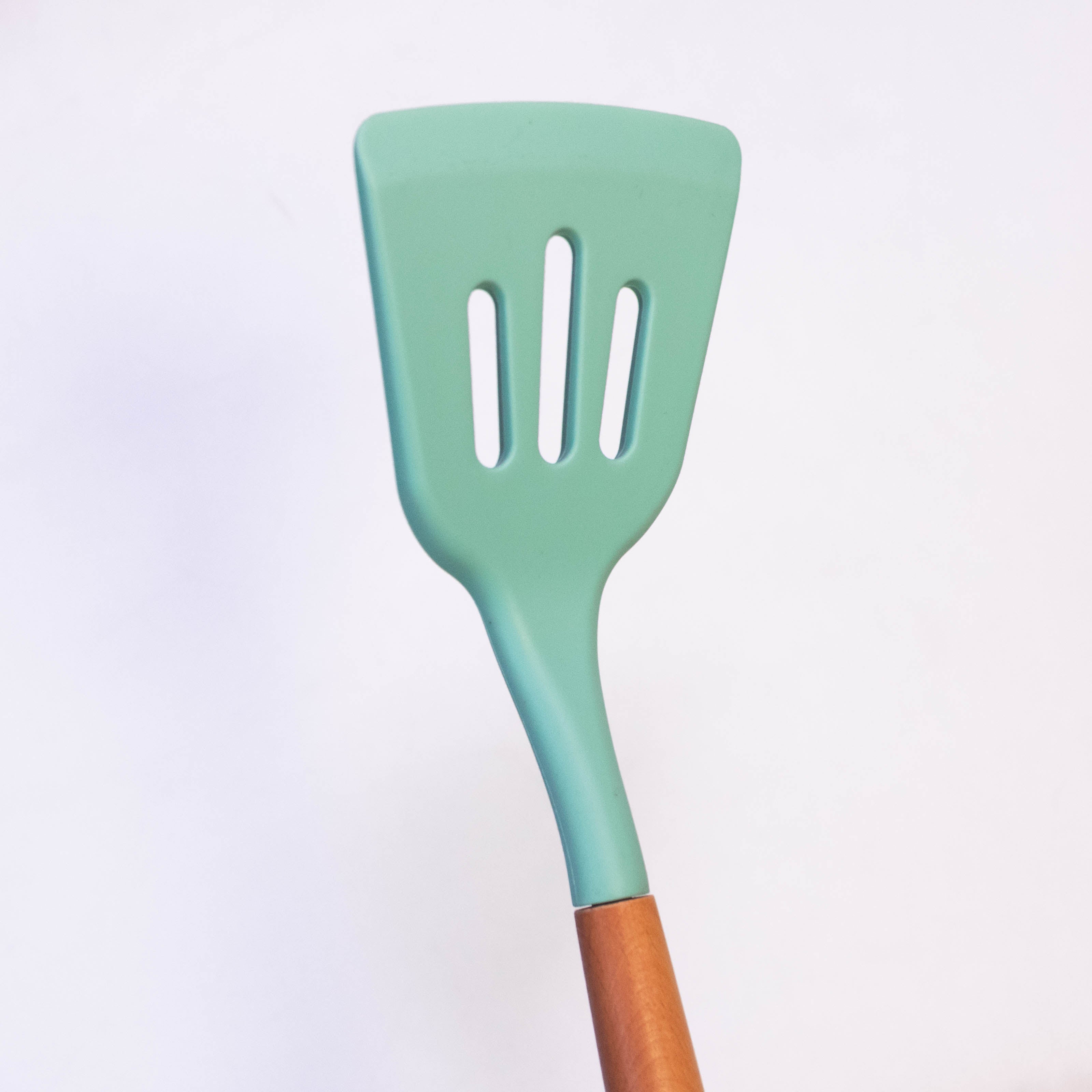 Woodtula Kitchen Silicone Slotted Turner