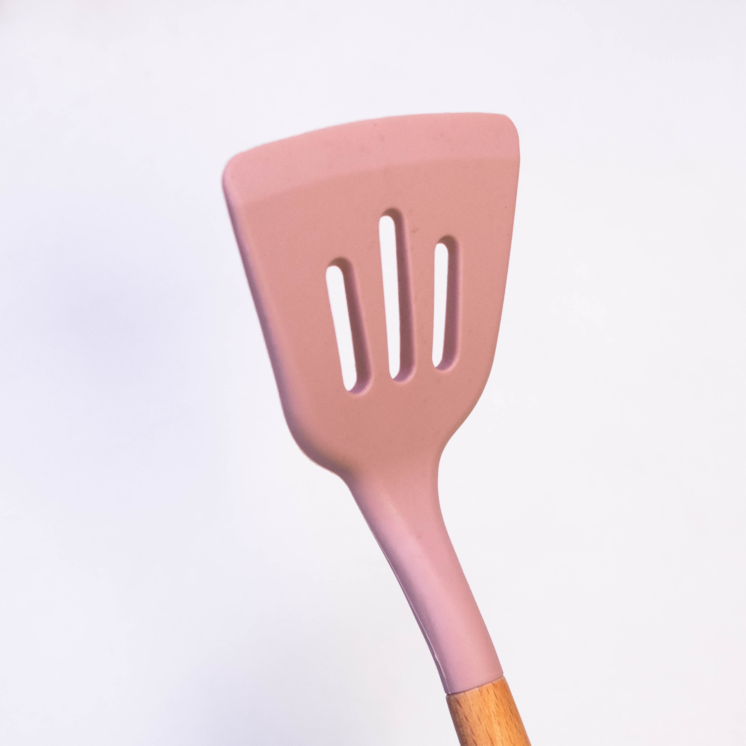 Woodtula Kitchen Silicone Slotted Turner