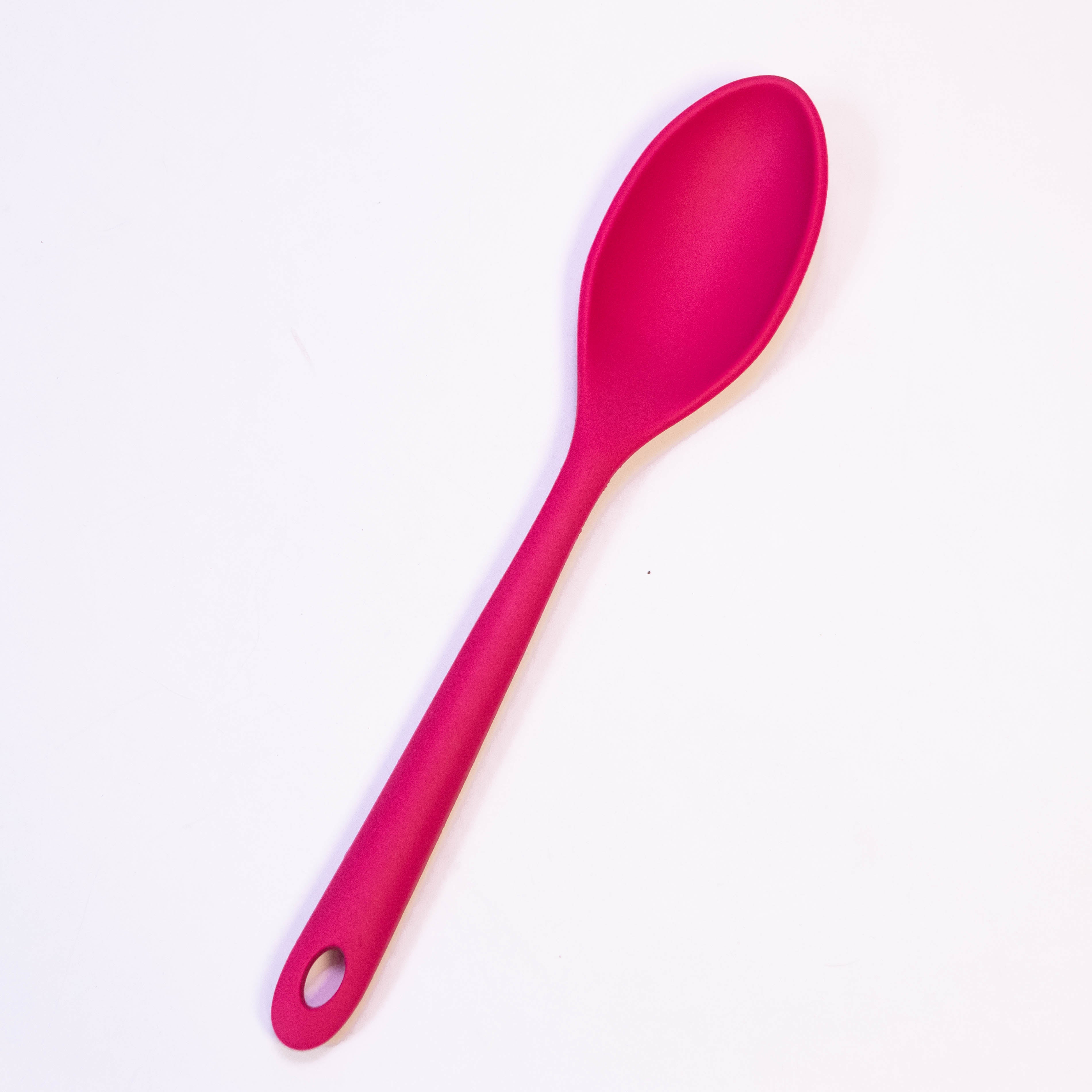 Generic Colorful Silicone Spoon - Heat Resistant and Effortlessly Easy to Clean