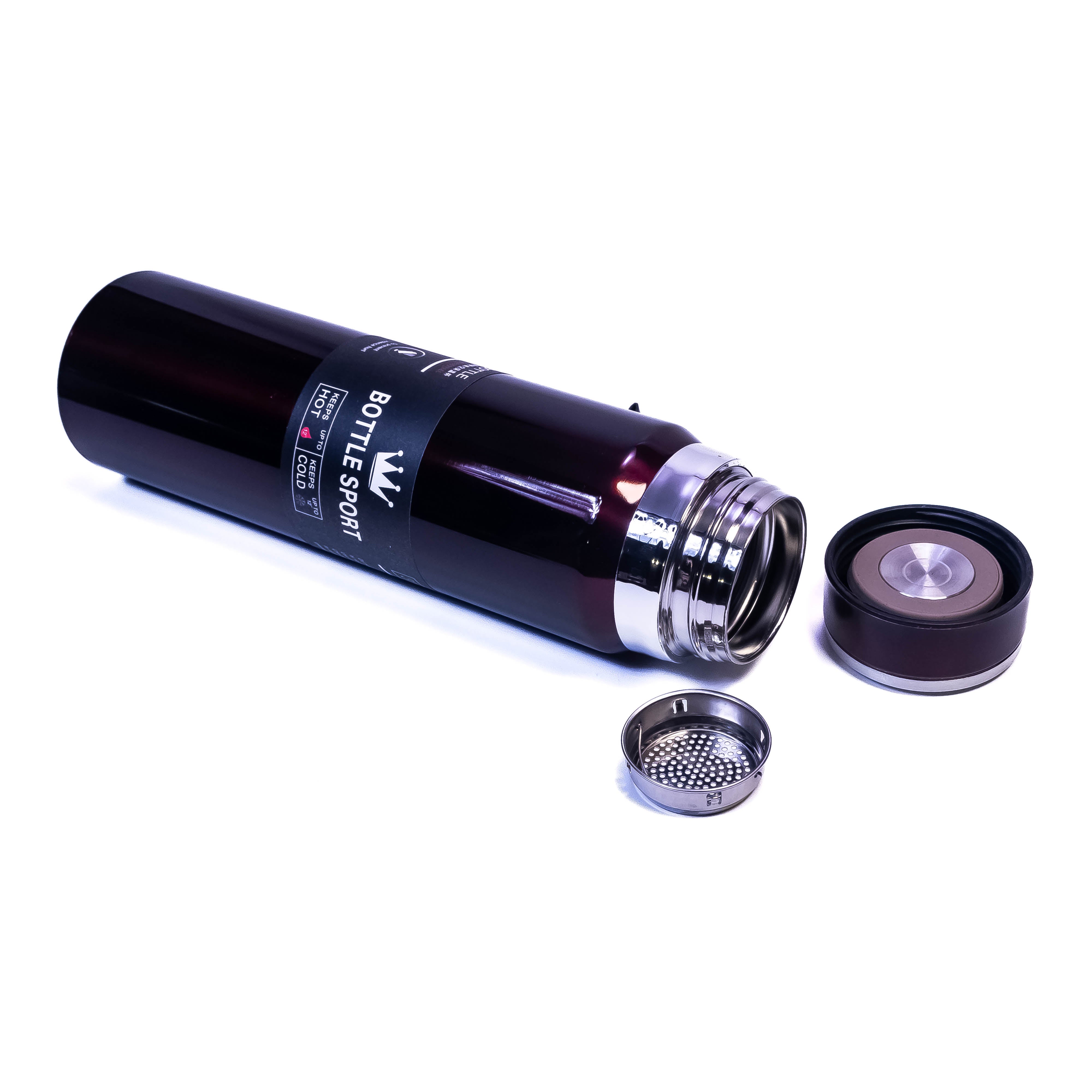 ThermoSport Stainless Steel Vacuum Flask - Stay Hydrated Anytime, Anywhere (1L)