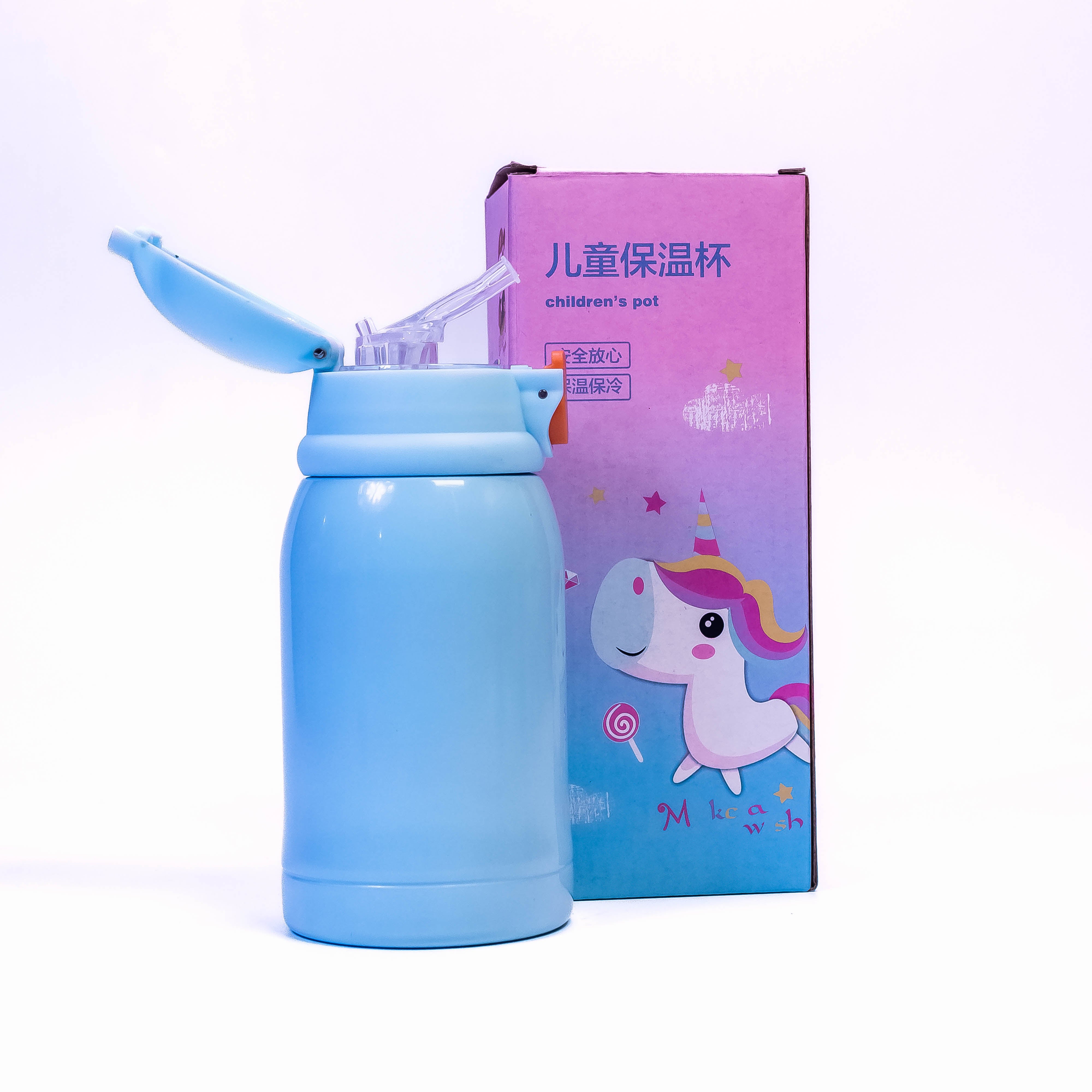 Cute Kids Stainless Steel Thermos Bottle - 500ml: Stay Hydrated in Style