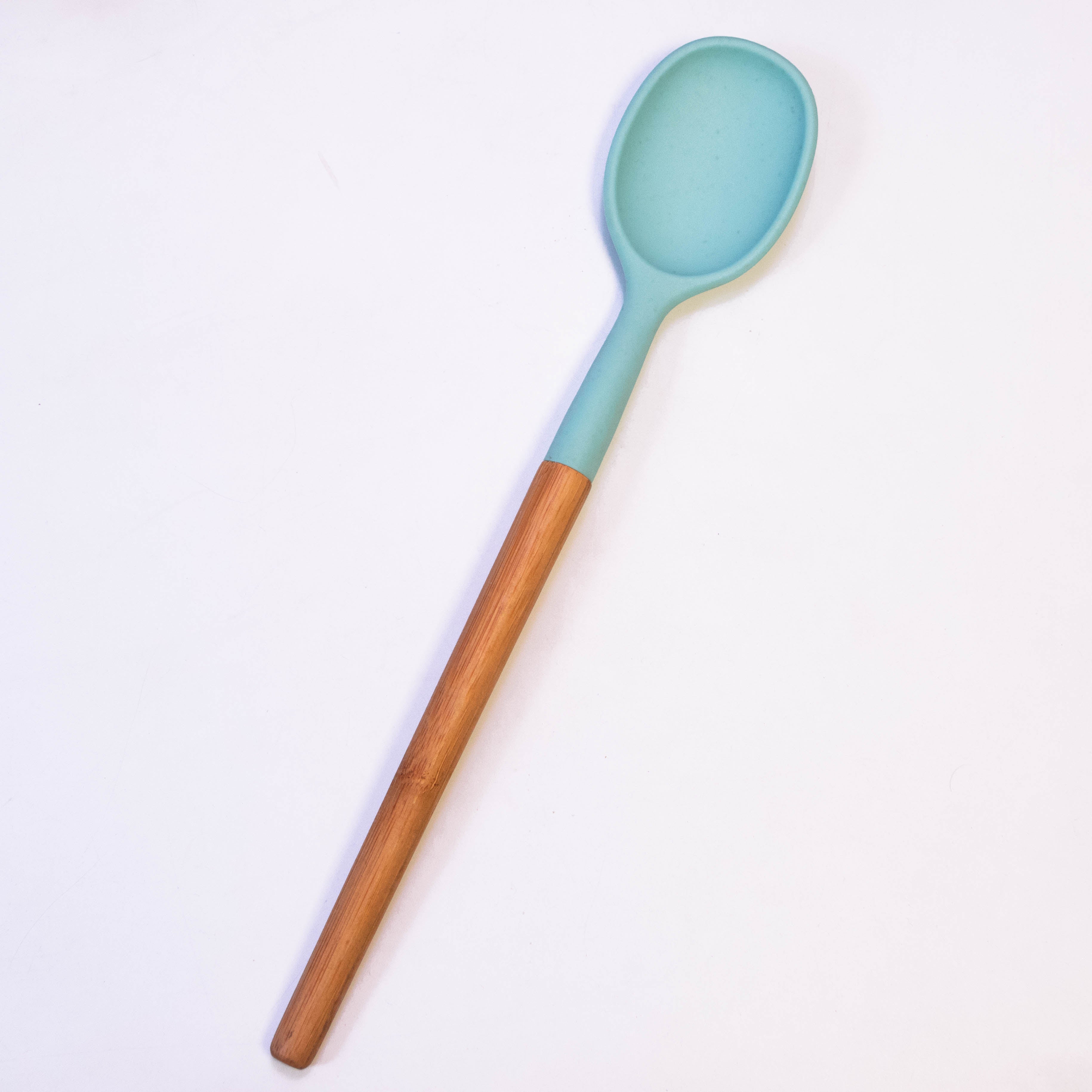 Silicone Spoon with Wooden Handles