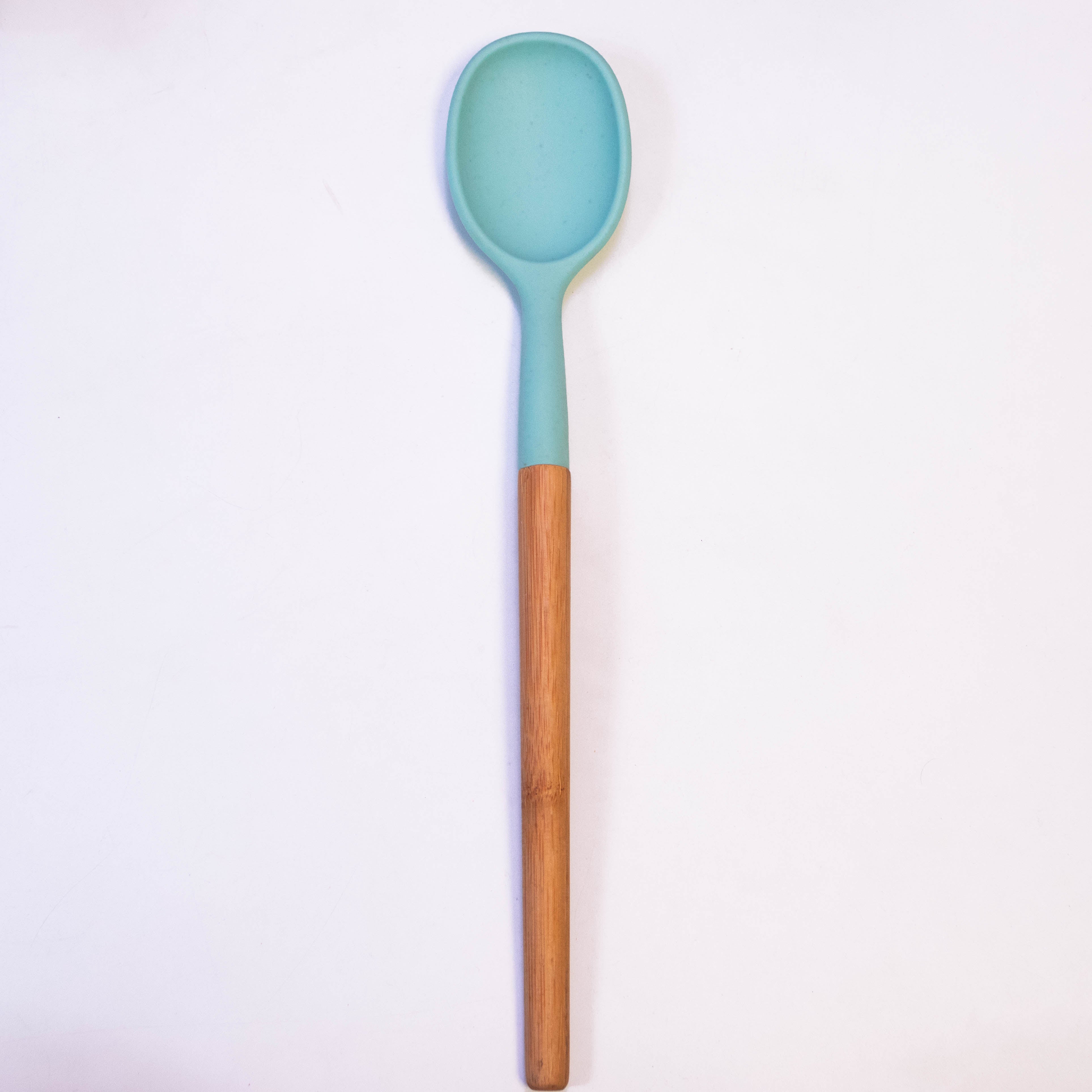 Silicone Spoon with Wooden Handles