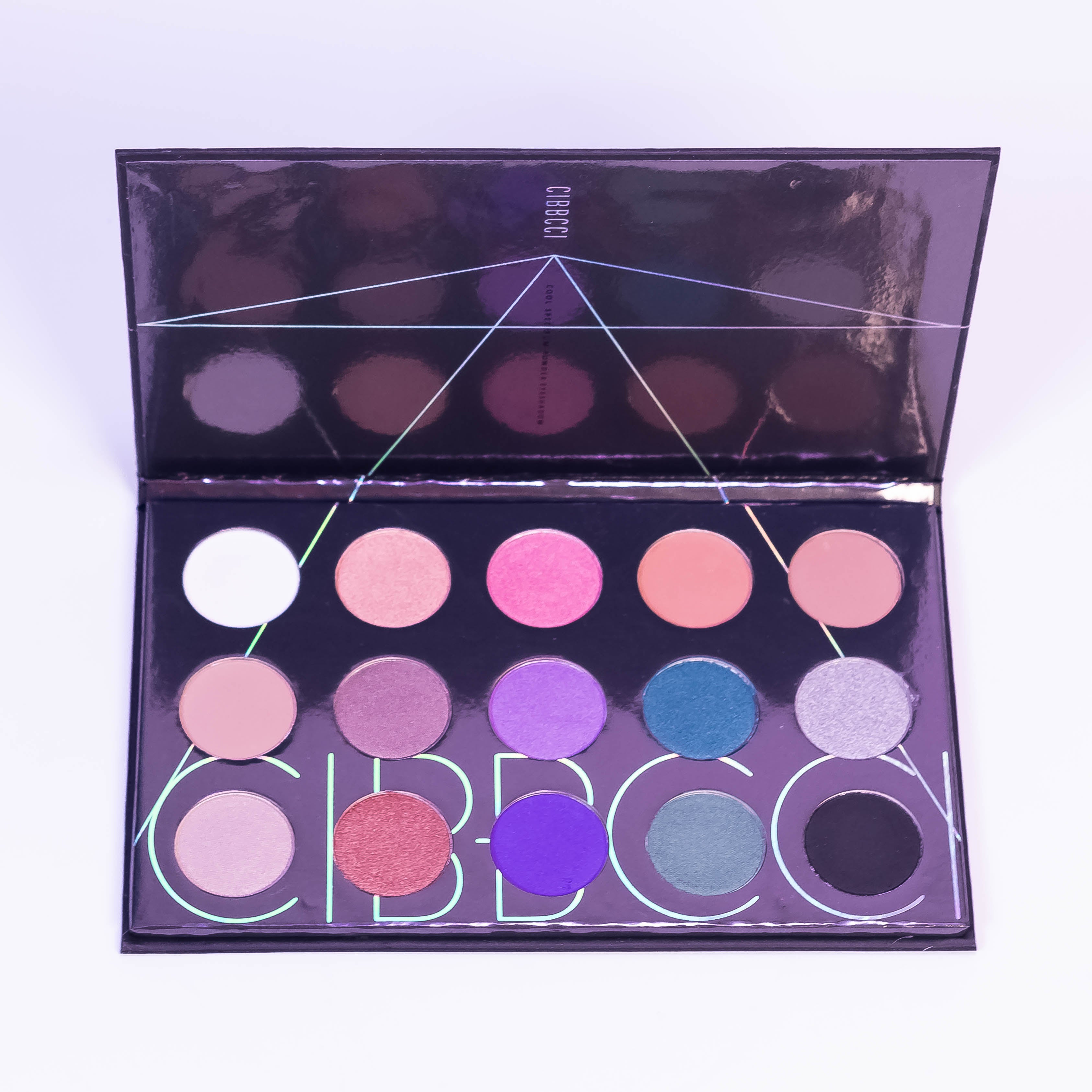 Chromatic Allure - Cool Spectrum Eyeshadow Palette by Cibbicci