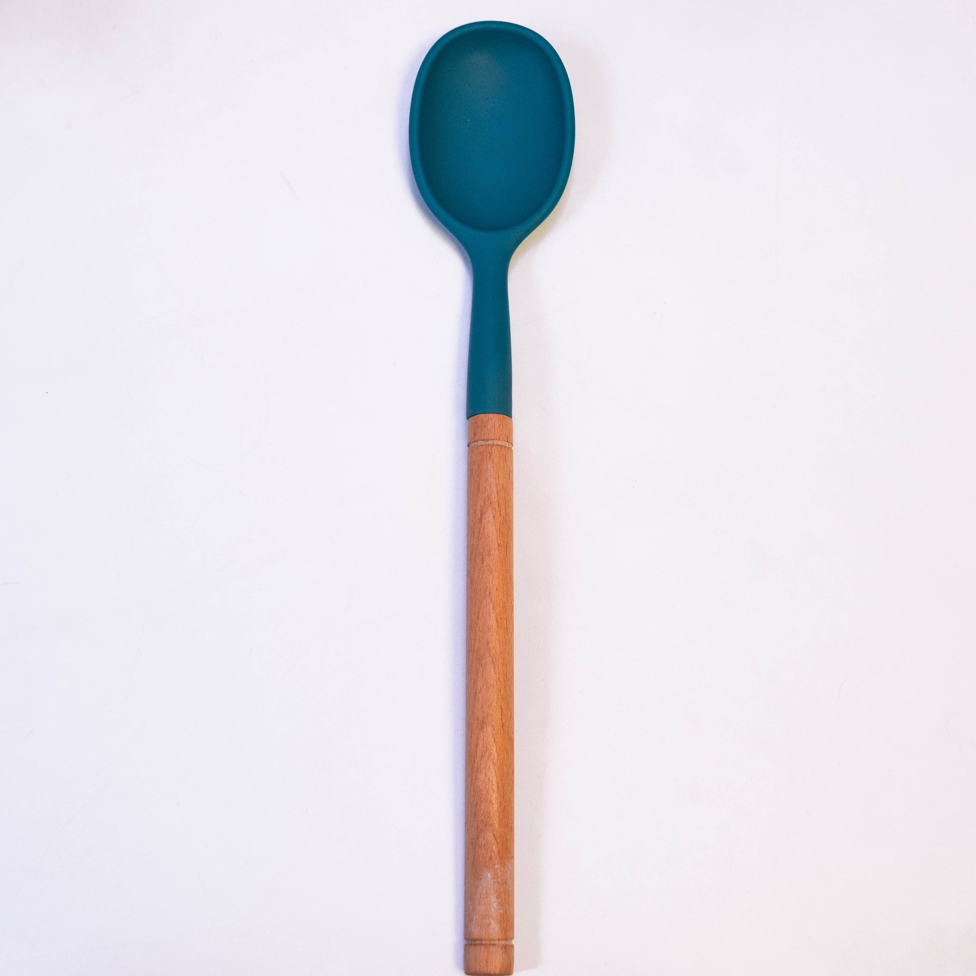 Silicone Spoon with Wooden Handles