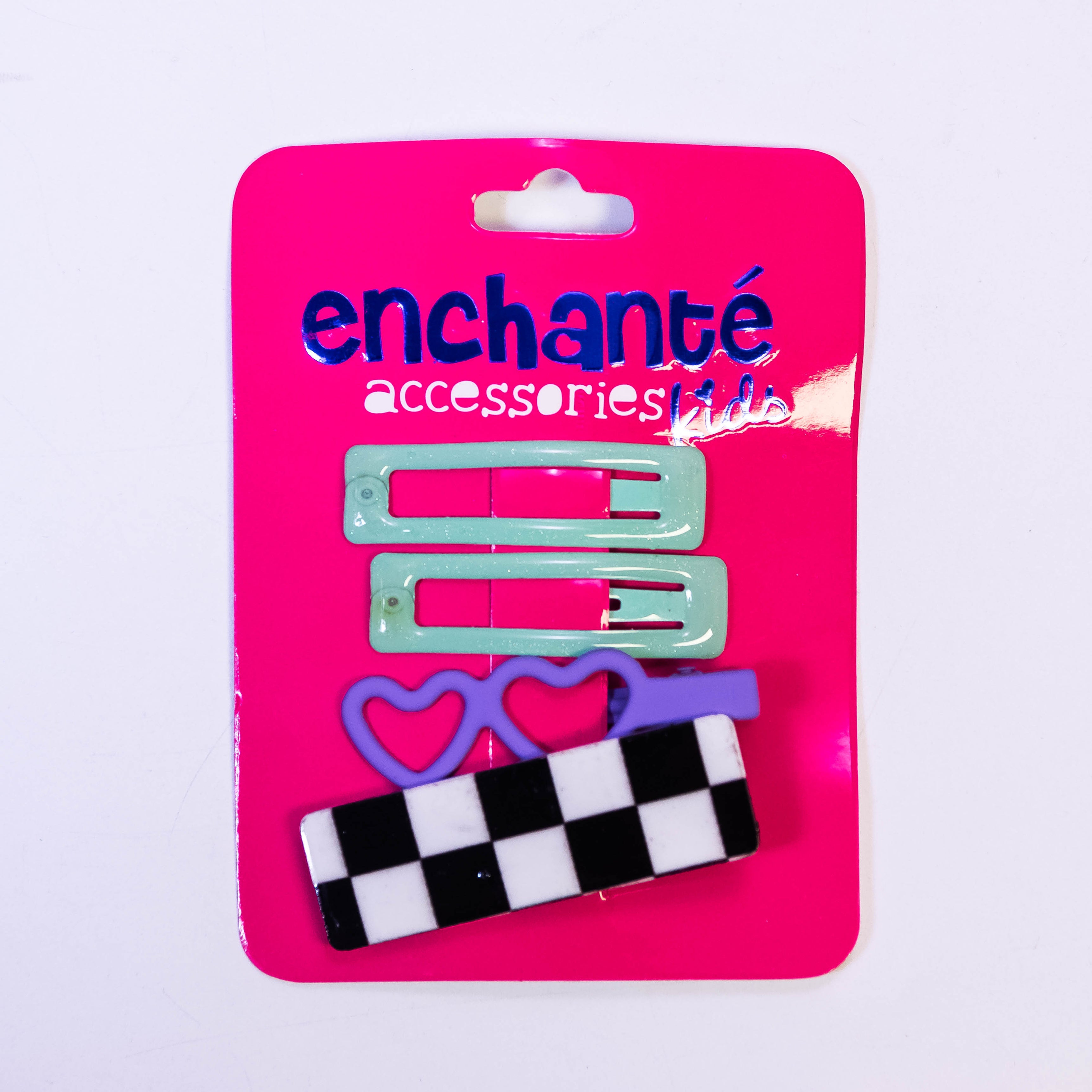 Elegant Metallic Hair Pins Set: Pack of 4