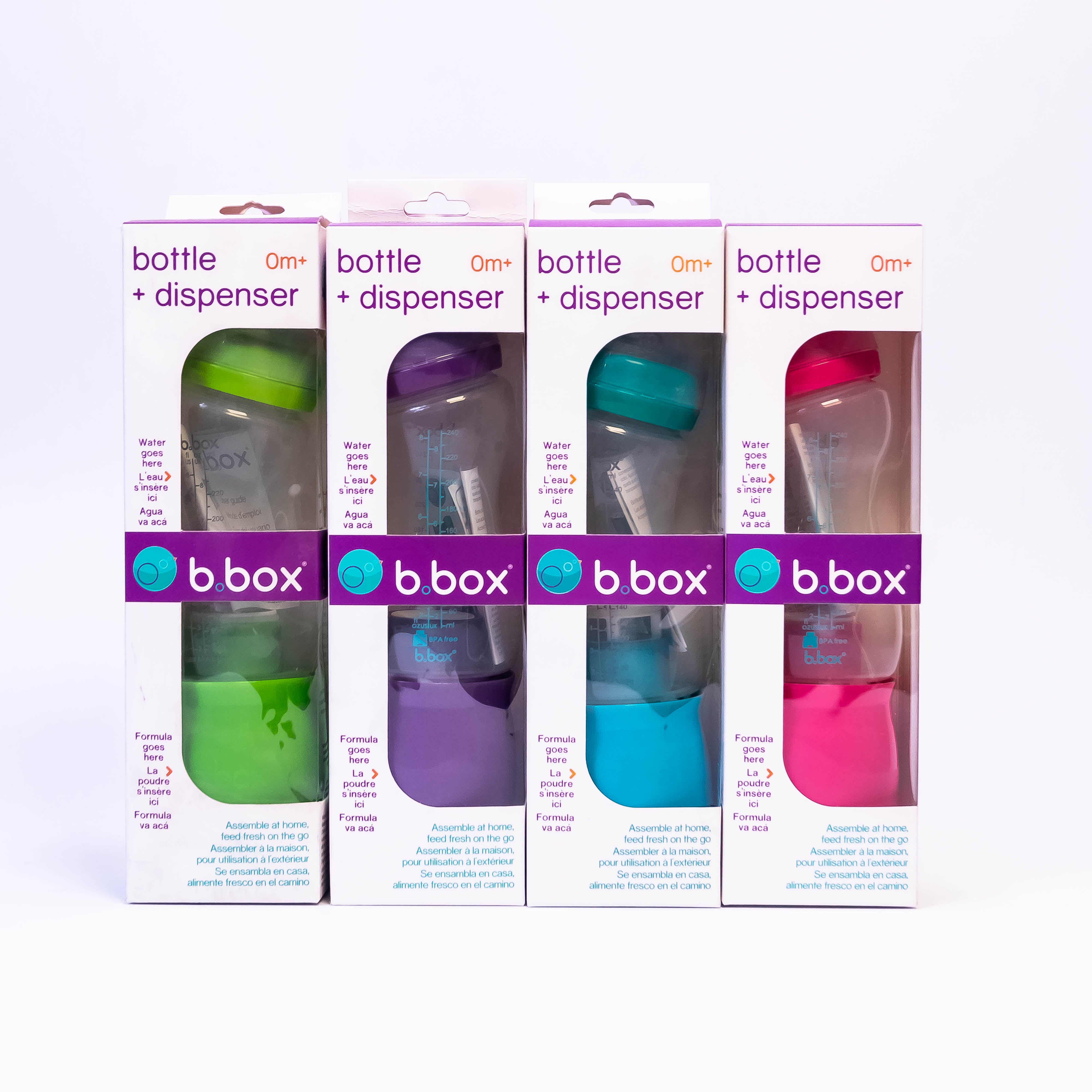 B.Box Punch Bottle Dispenser - 240ml: Easy Feeding On-The-Go!