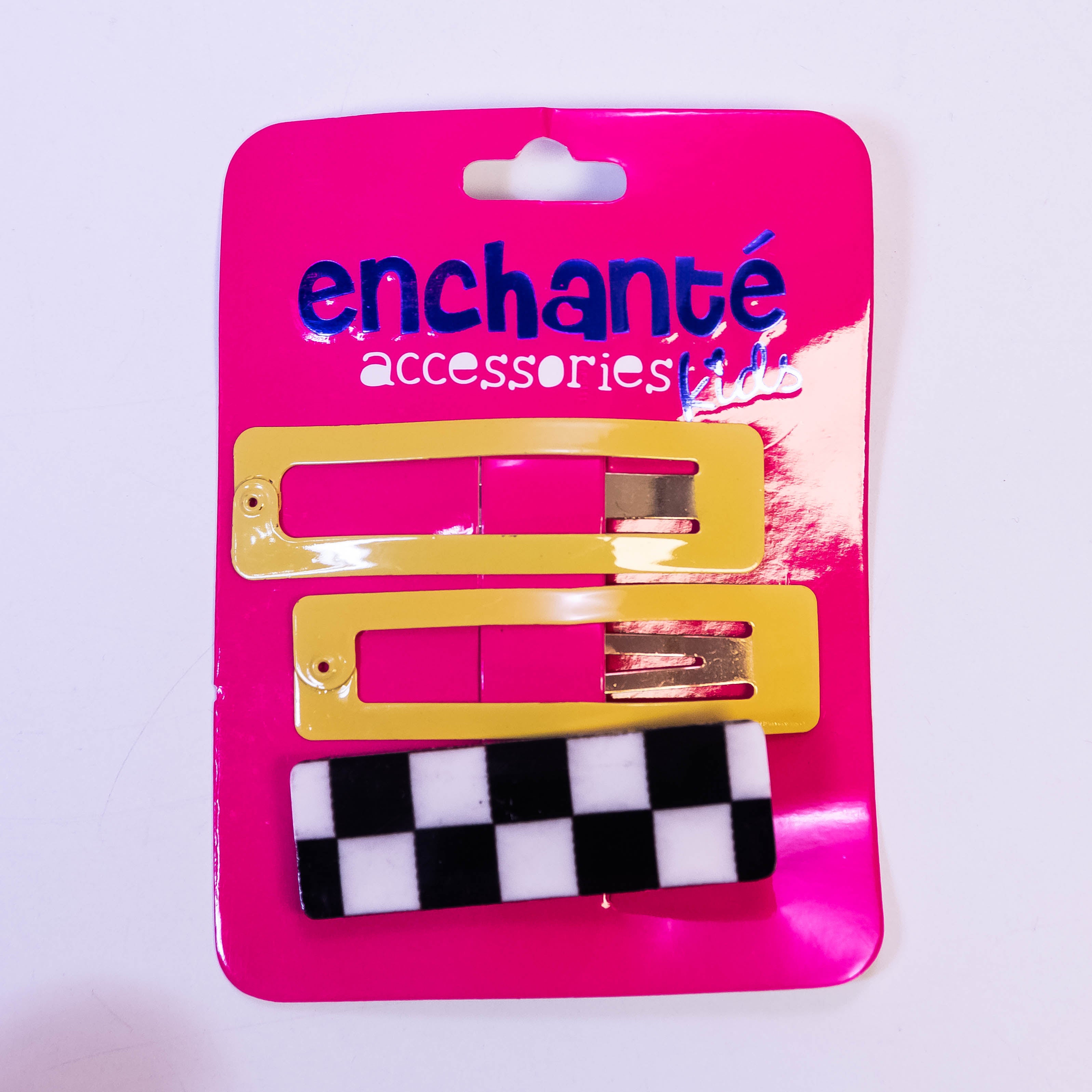 Chic Metallic Trio: Pack of 3 Hair Pins