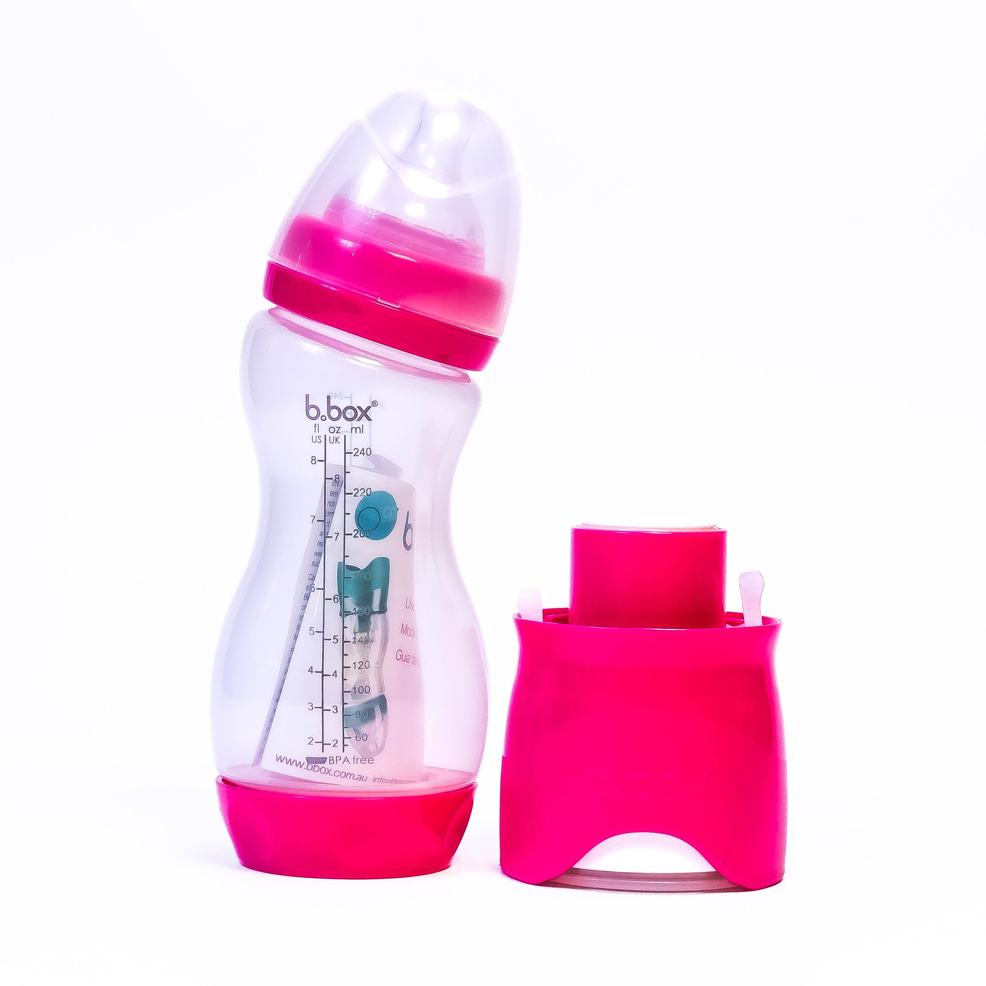 B.Box Punch Bottle Dispenser - 240ml: Easy Feeding On-The-Go!
