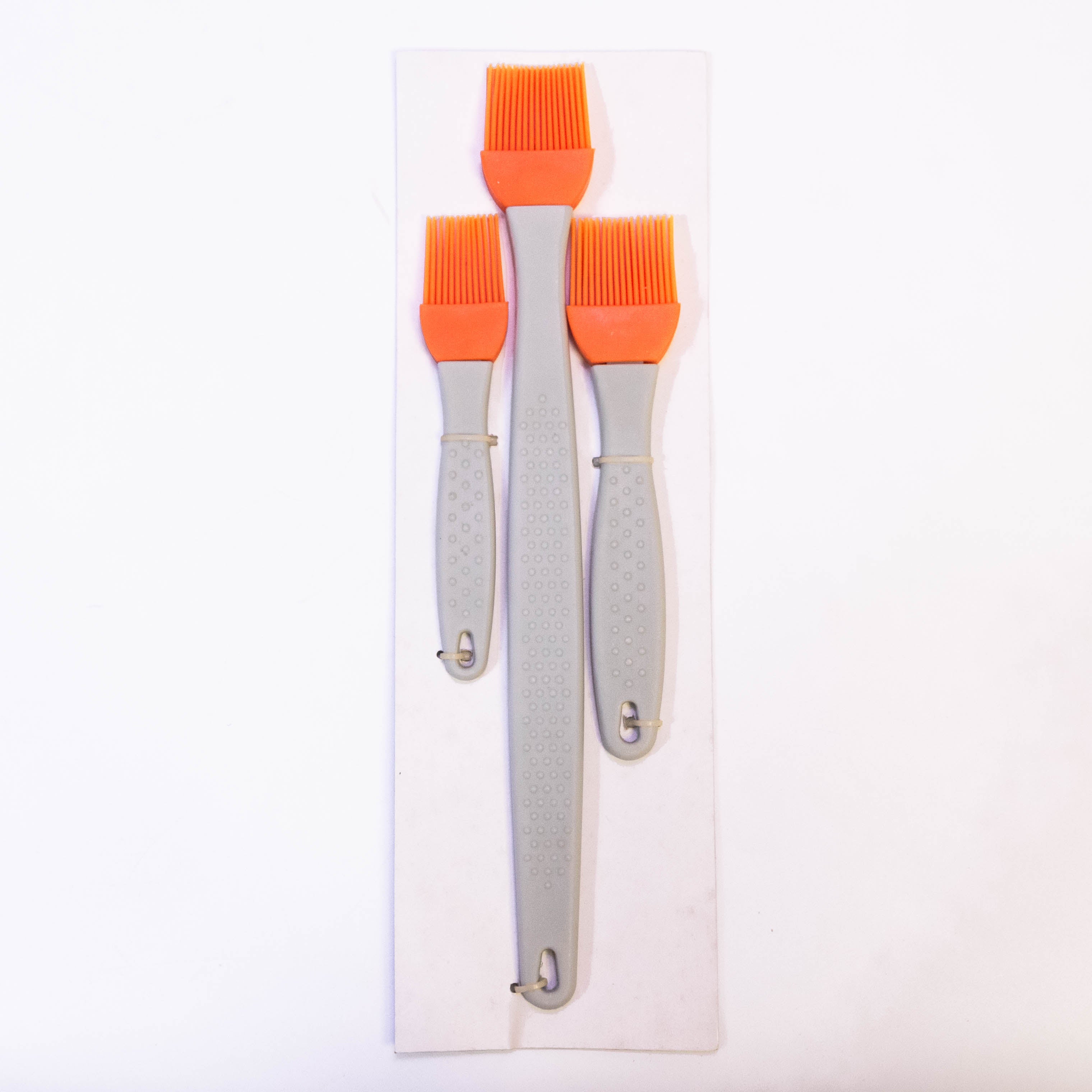 Silikomart Set of 3 Silicone Brushes with Plastic Handle