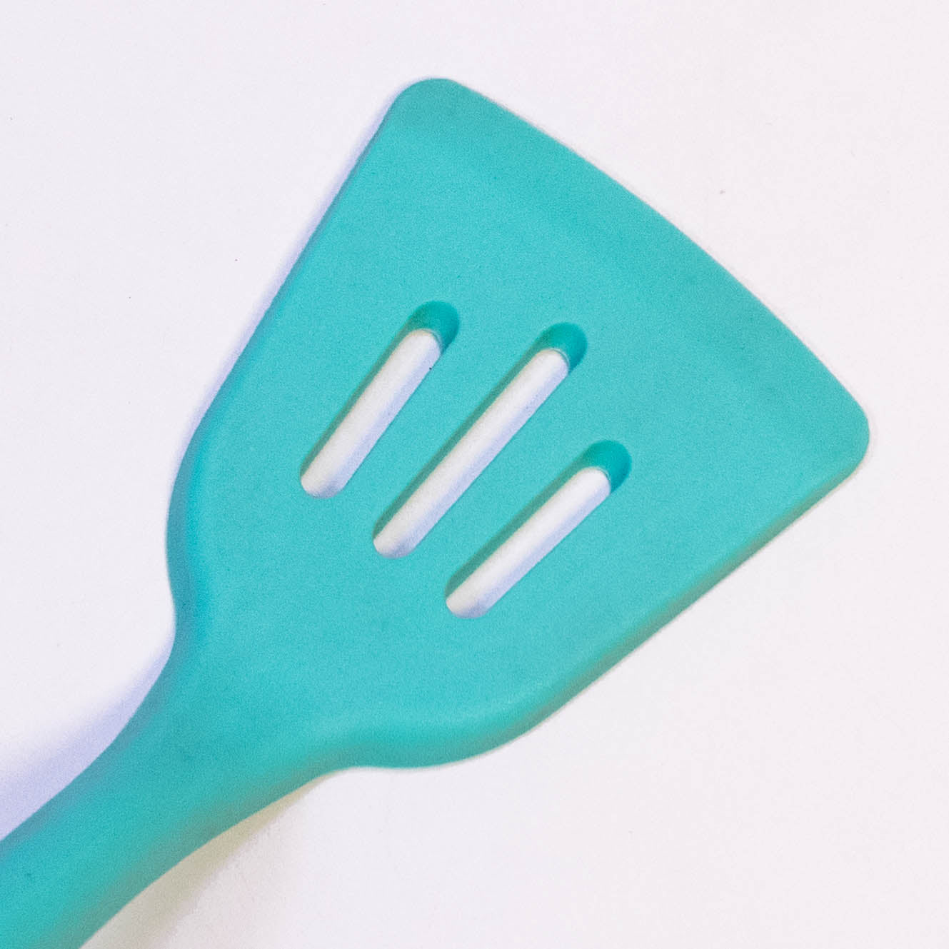 Silicone Spatula with Strong Plastic Handle in 2 Vibrant Colors