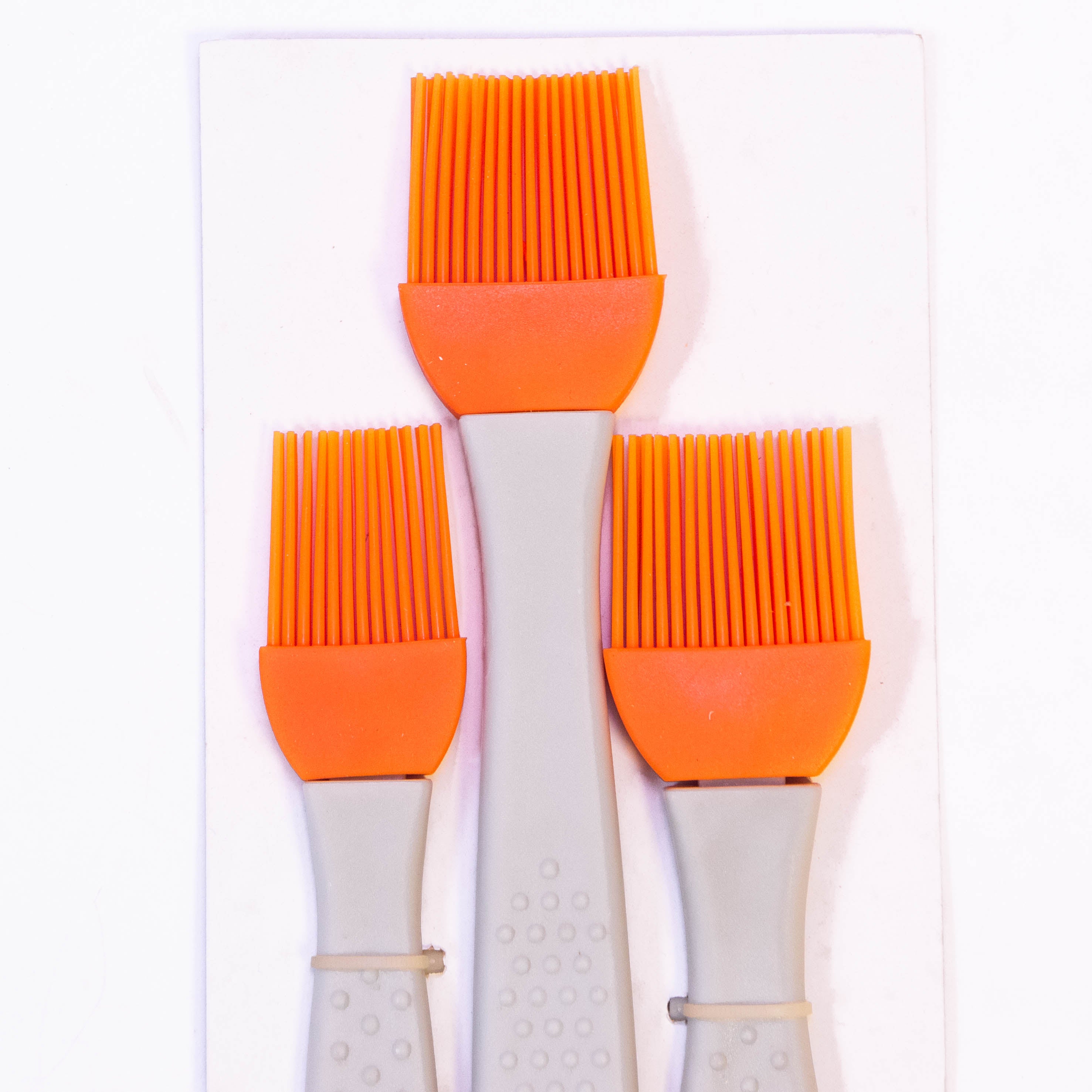 Silikomart Set of 3 Silicone Brushes with Plastic Handle