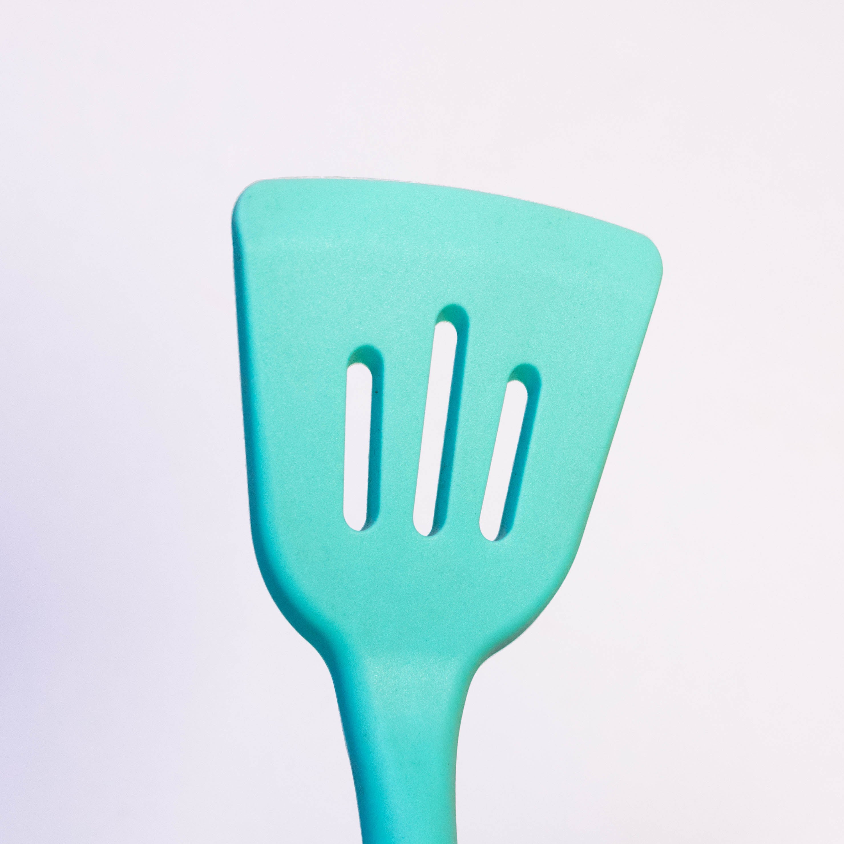 Silicone Spatula with Strong Plastic Handle in 2 Vibrant Colors
