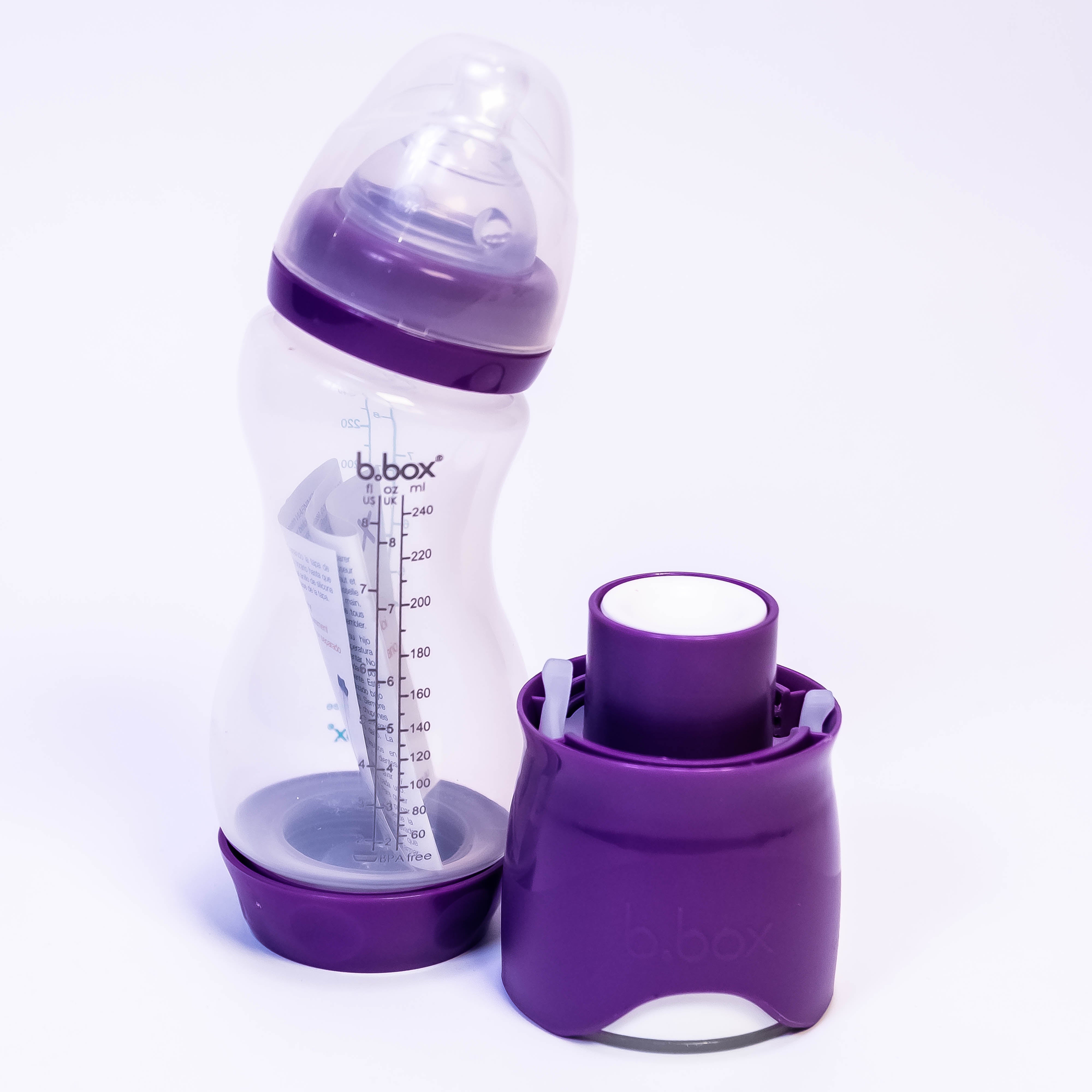 B.Box Punch Bottle Dispenser - 240ml: Easy Feeding On-The-Go!
