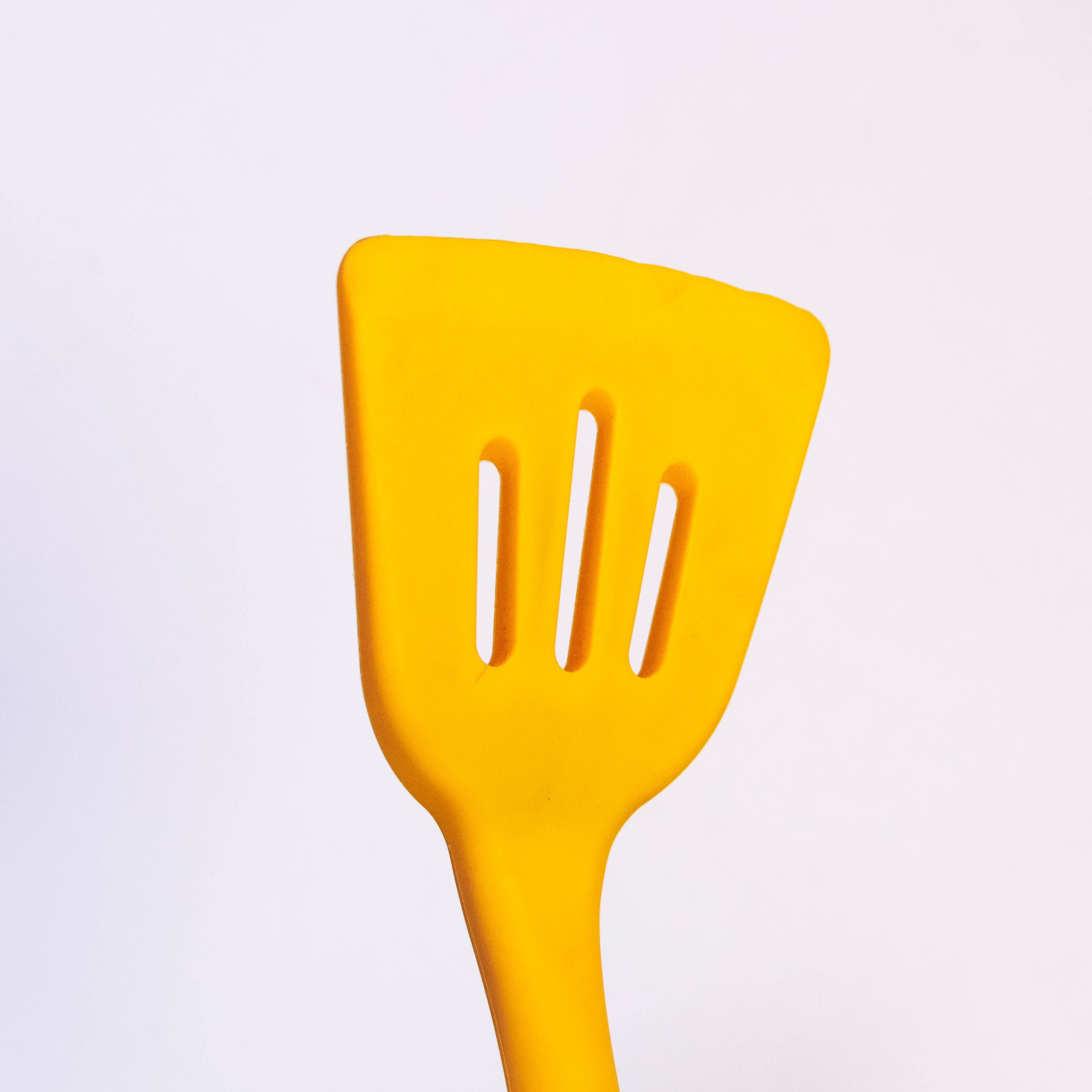 Silicone Spatula with Strong Plastic Handle in 2 Vibrant Colors