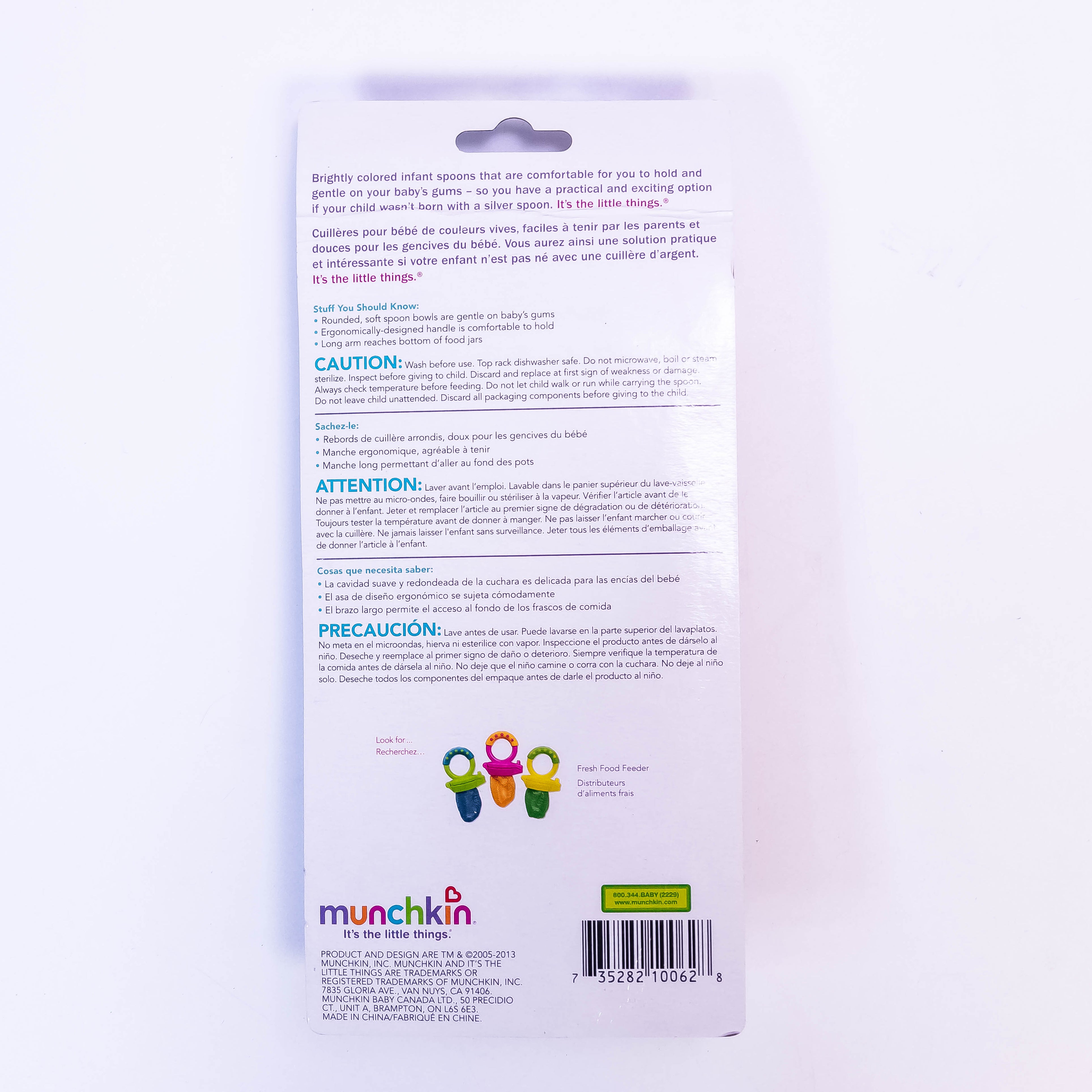 Munchkin Soft-Tip Infant Spoons - Multi-Color (Pack of 6): Gentle Feeding for Your Little One