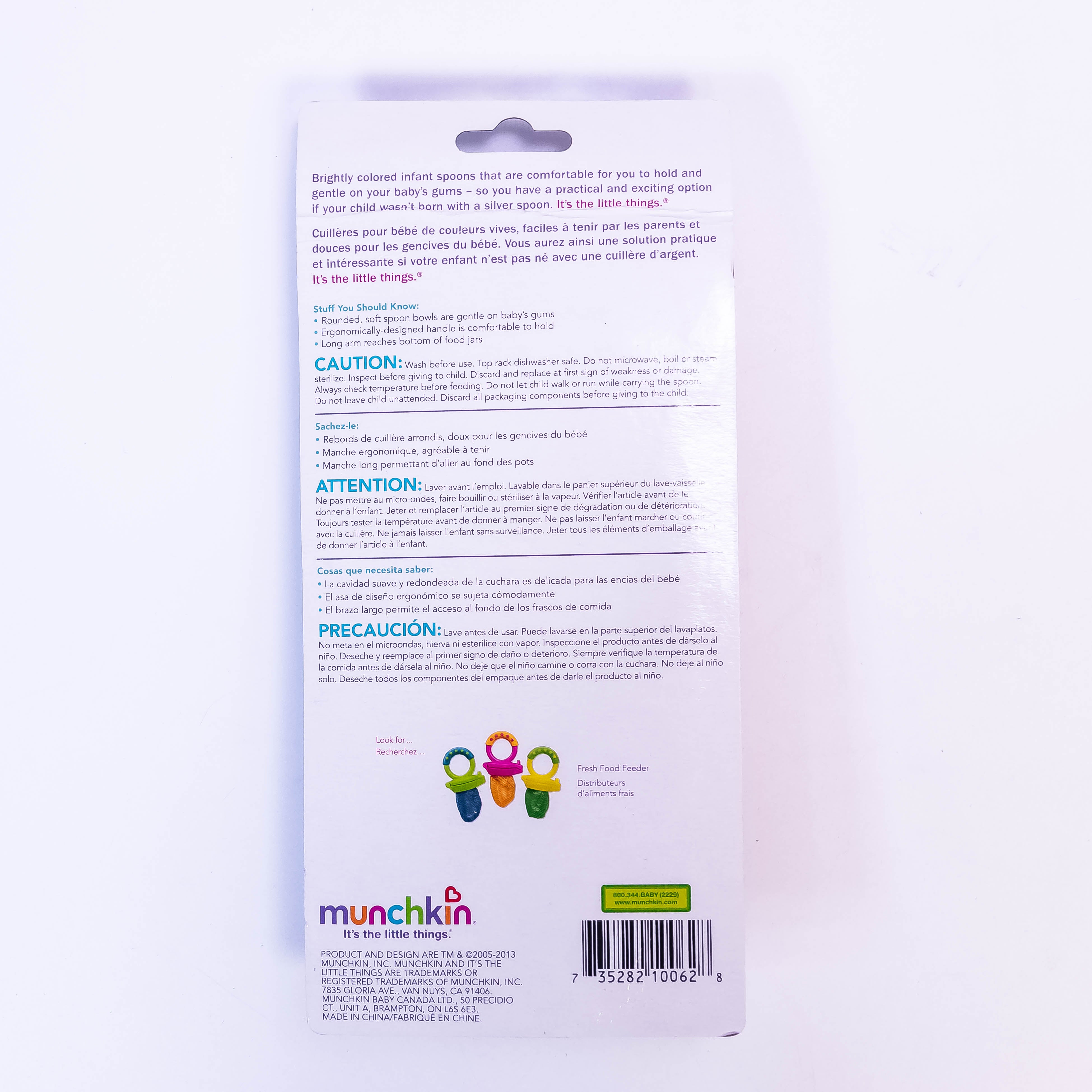 Munchkin Soft-Tip Infant Spoons - Multi-Color (Pack of 6): Gentle Feeding for Your Little One