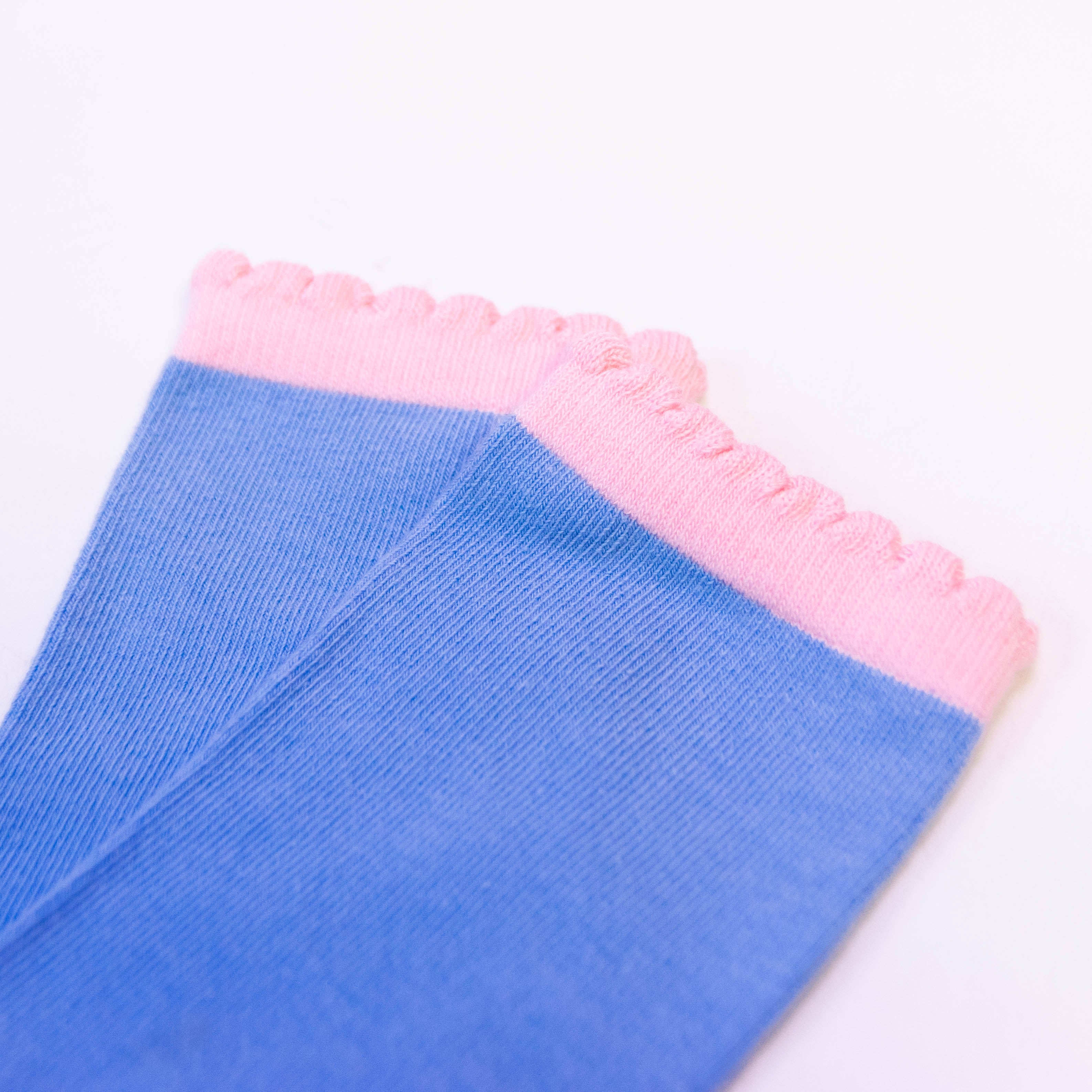 Blue & Pink Mix Toddler Socks - Durable and Soft