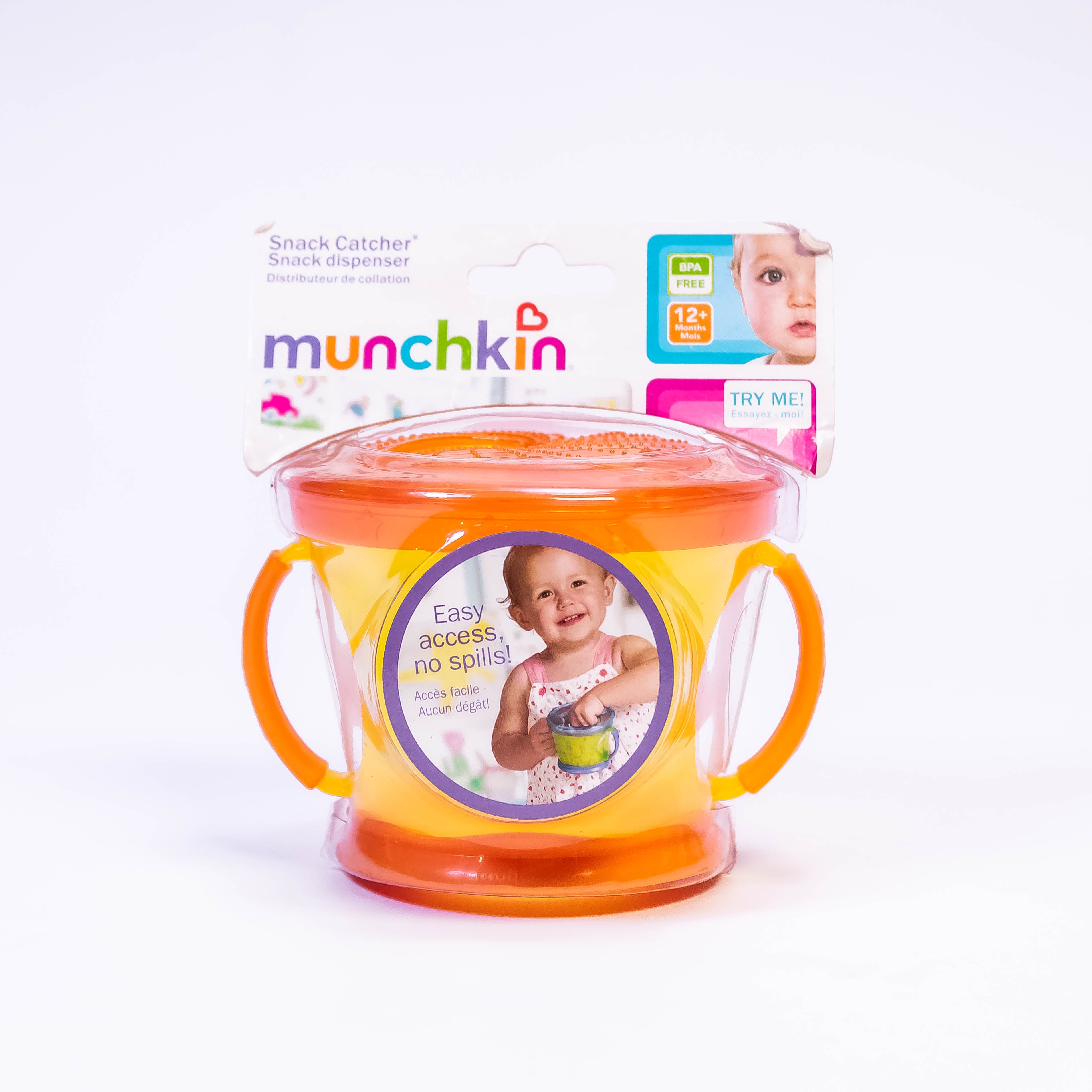 Munchkin Click Lock Deluxe Snack Catcher: Mess-Free Snacking On-The-Go