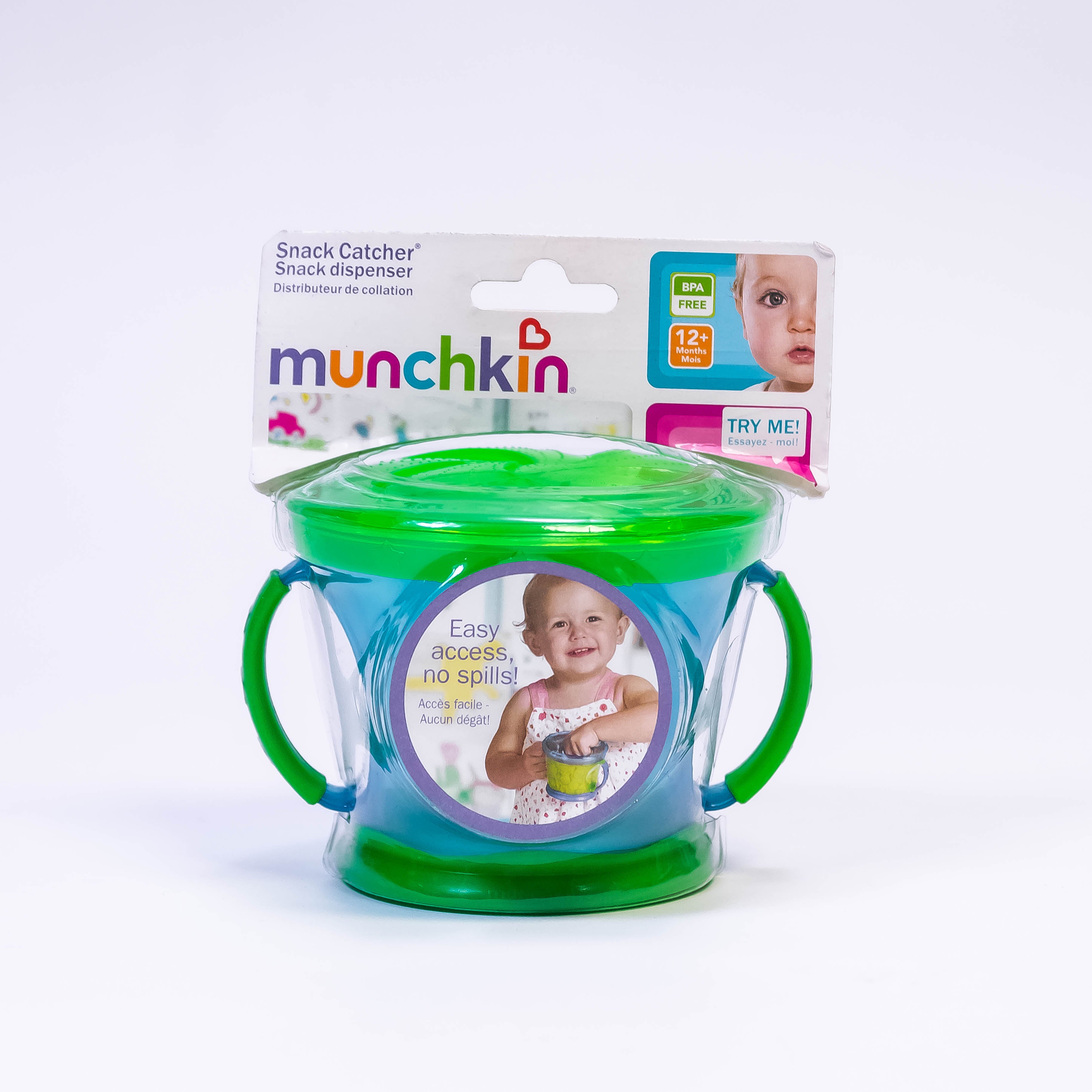 Munchkin Click Lock Deluxe Snack Catcher: Mess-Free Snacking On-The-Go