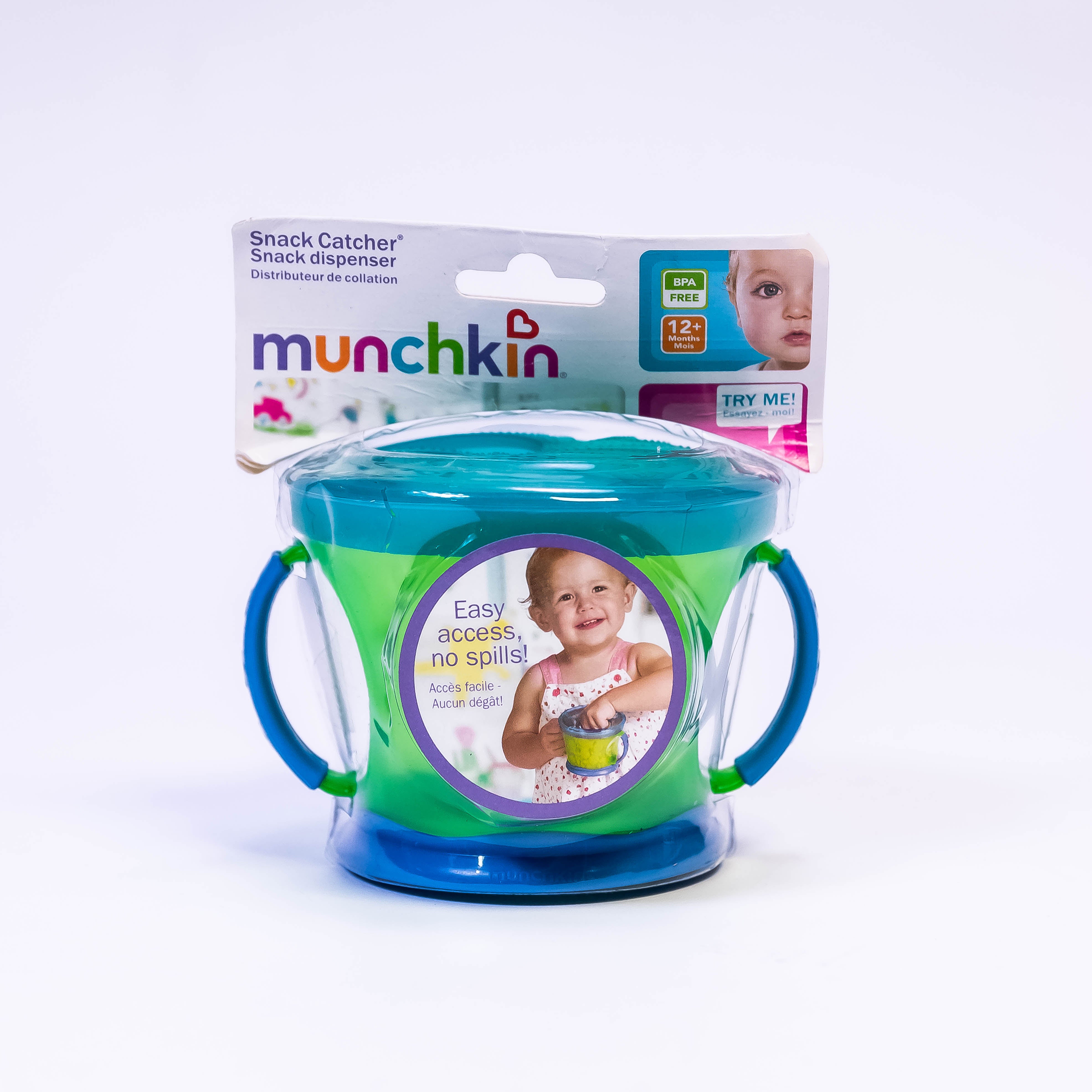 Munchkin Click Lock Deluxe Snack Catcher: Mess-Free Snacking On-The-Go
