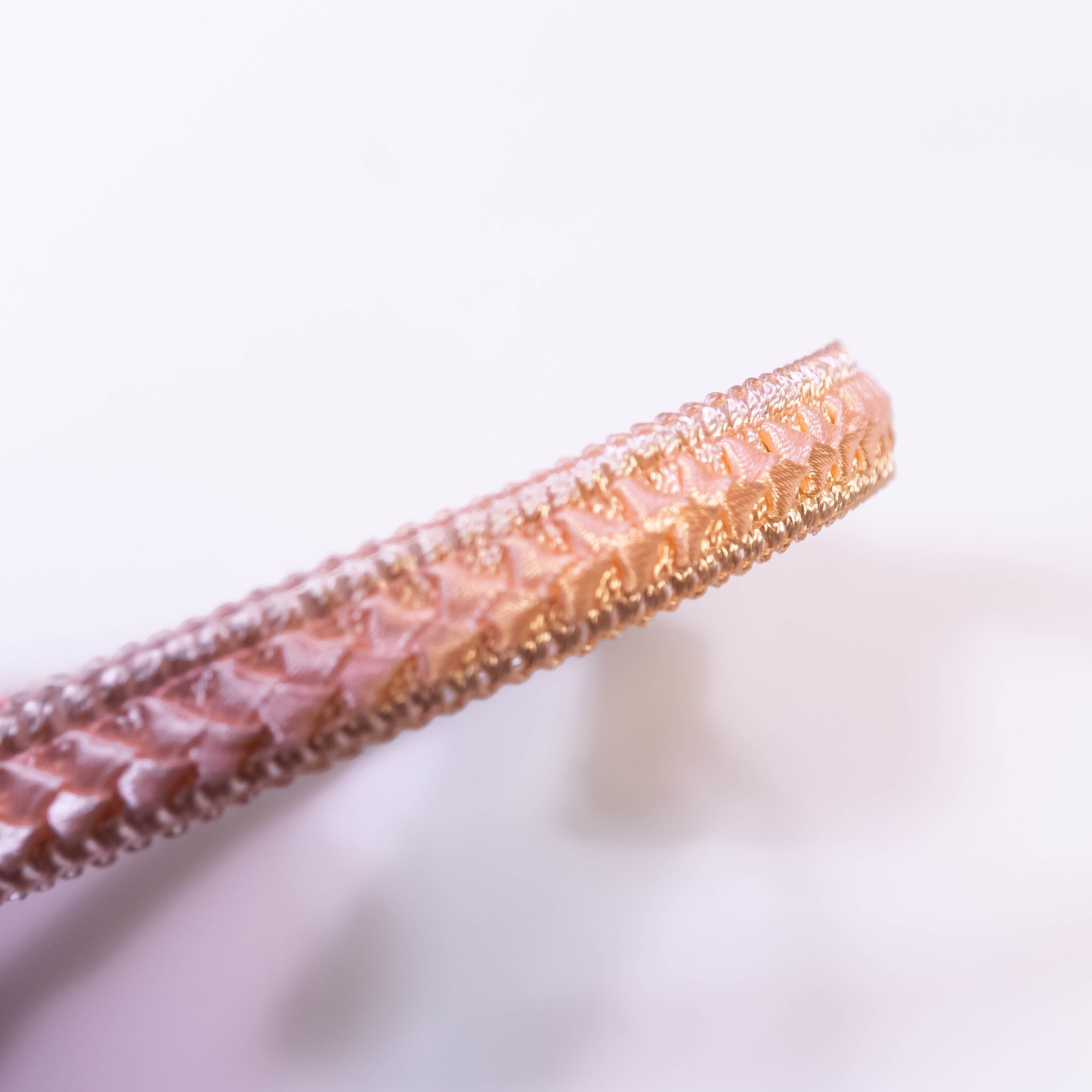 Spindle Cord Rose Hair Band: A Timeless Elegance for Your Tresses