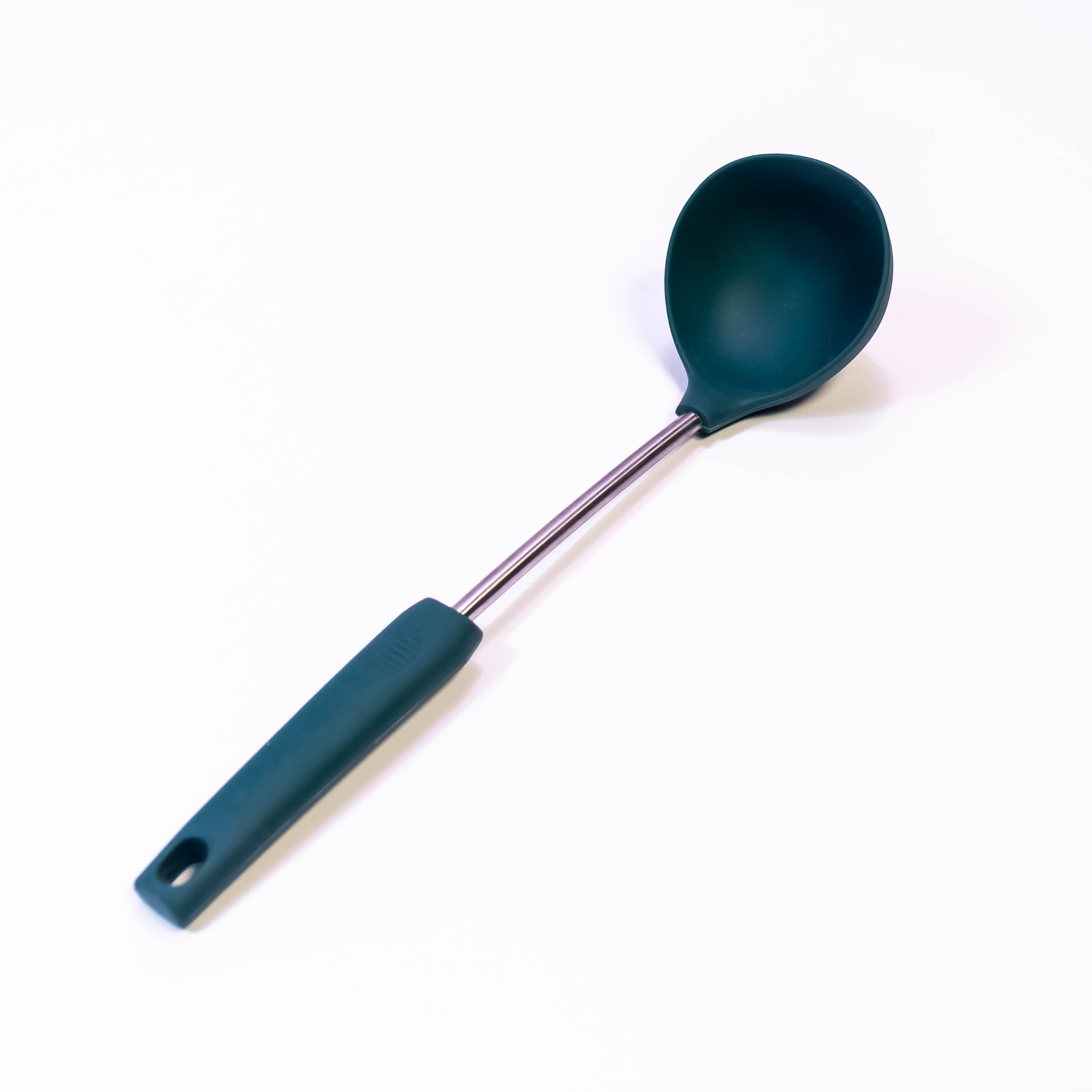 Silicone Non-Stick Soup Ladle - Heat Resistant Cooking Utensil