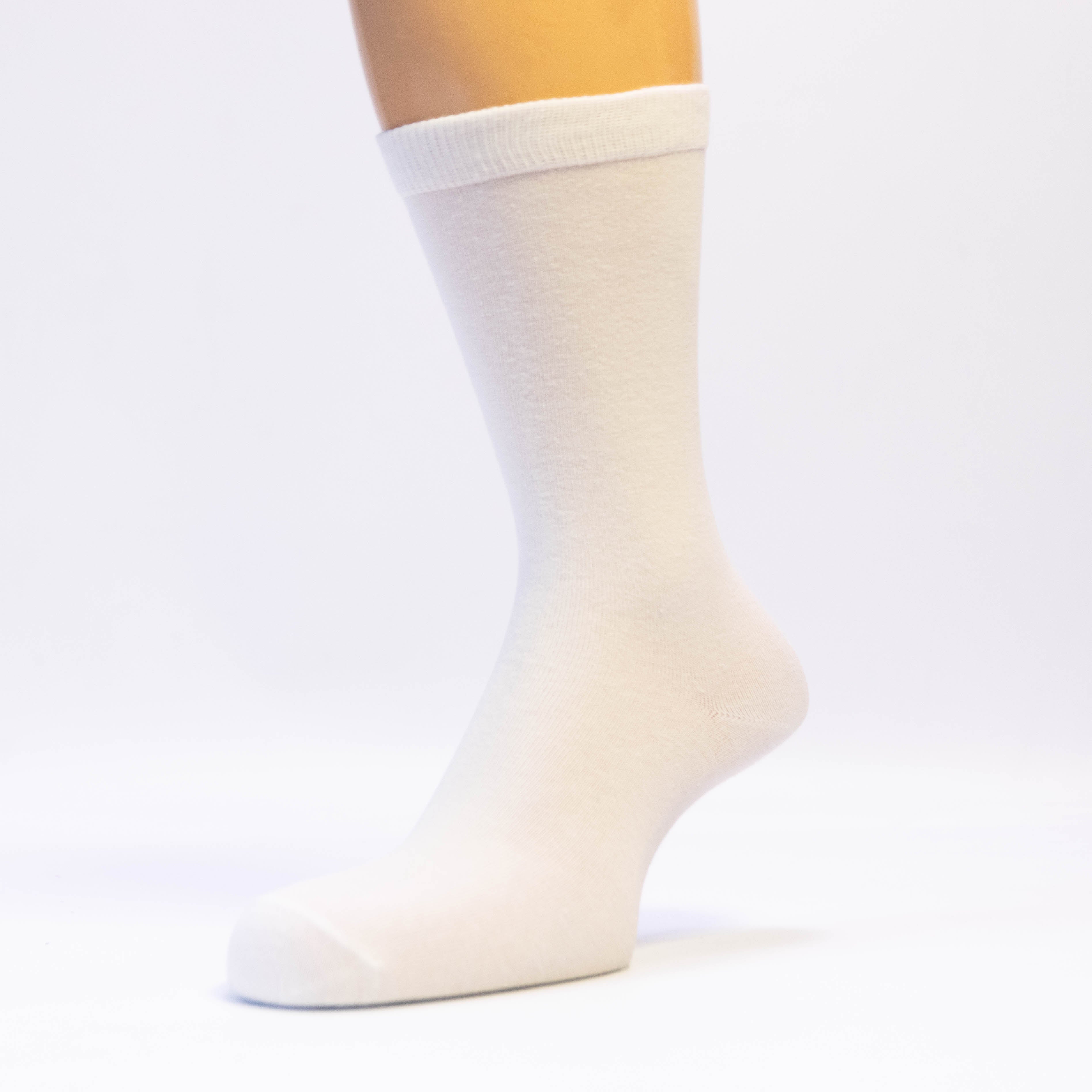 Solid Color Mid-Calf Socks for Ladies