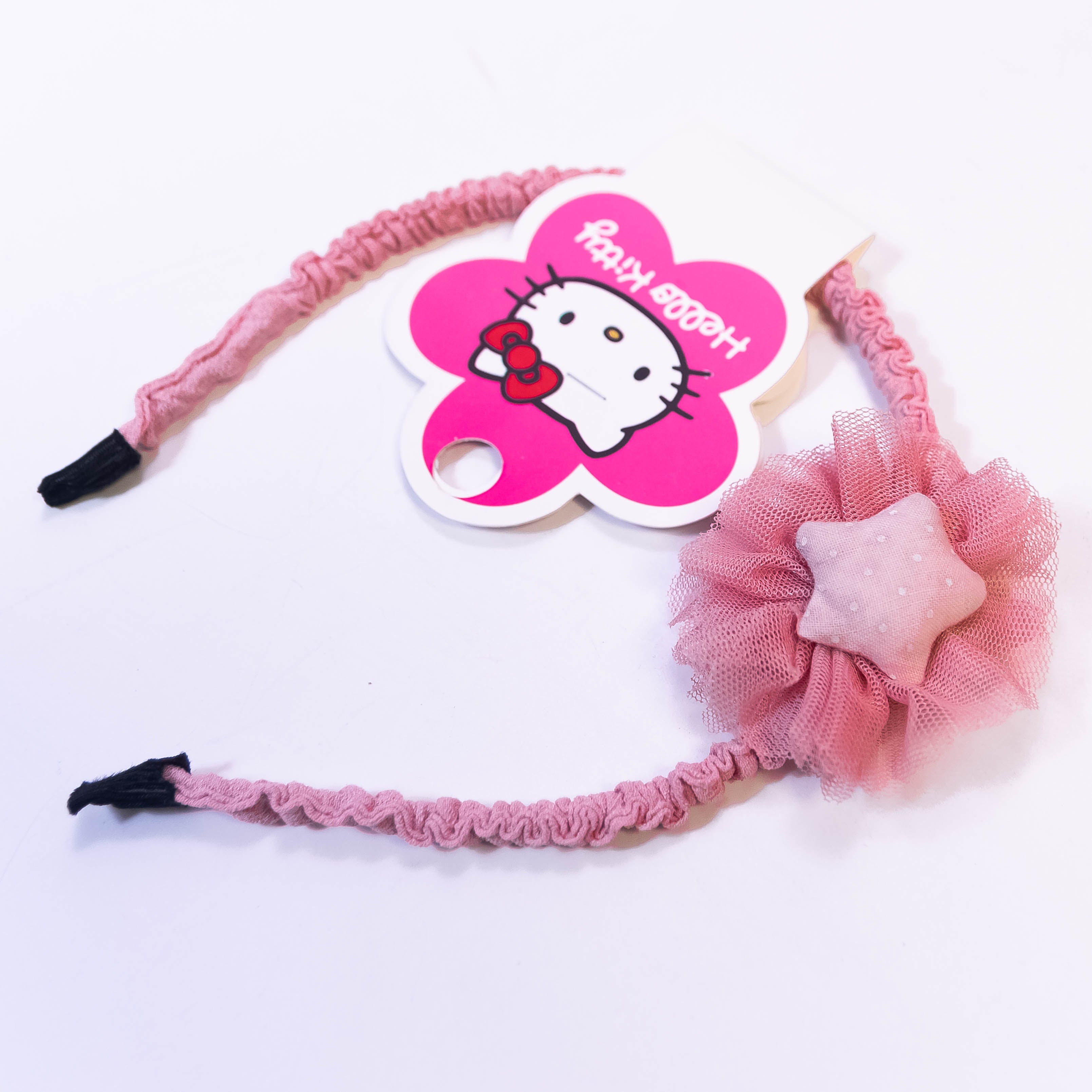 Bowknot Mesh Children's Headband - Pink