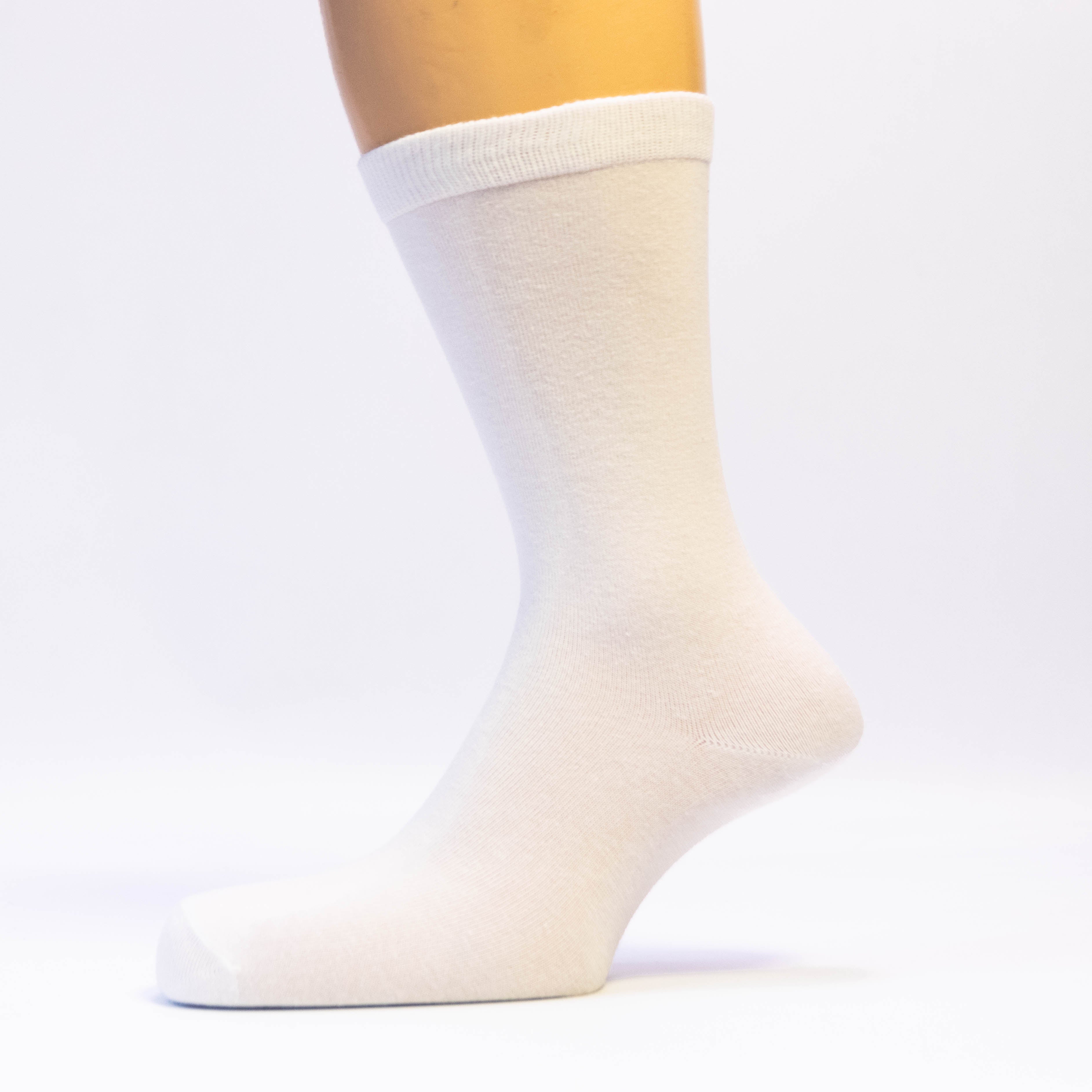 Solid Color Mid-Calf Socks for Ladies