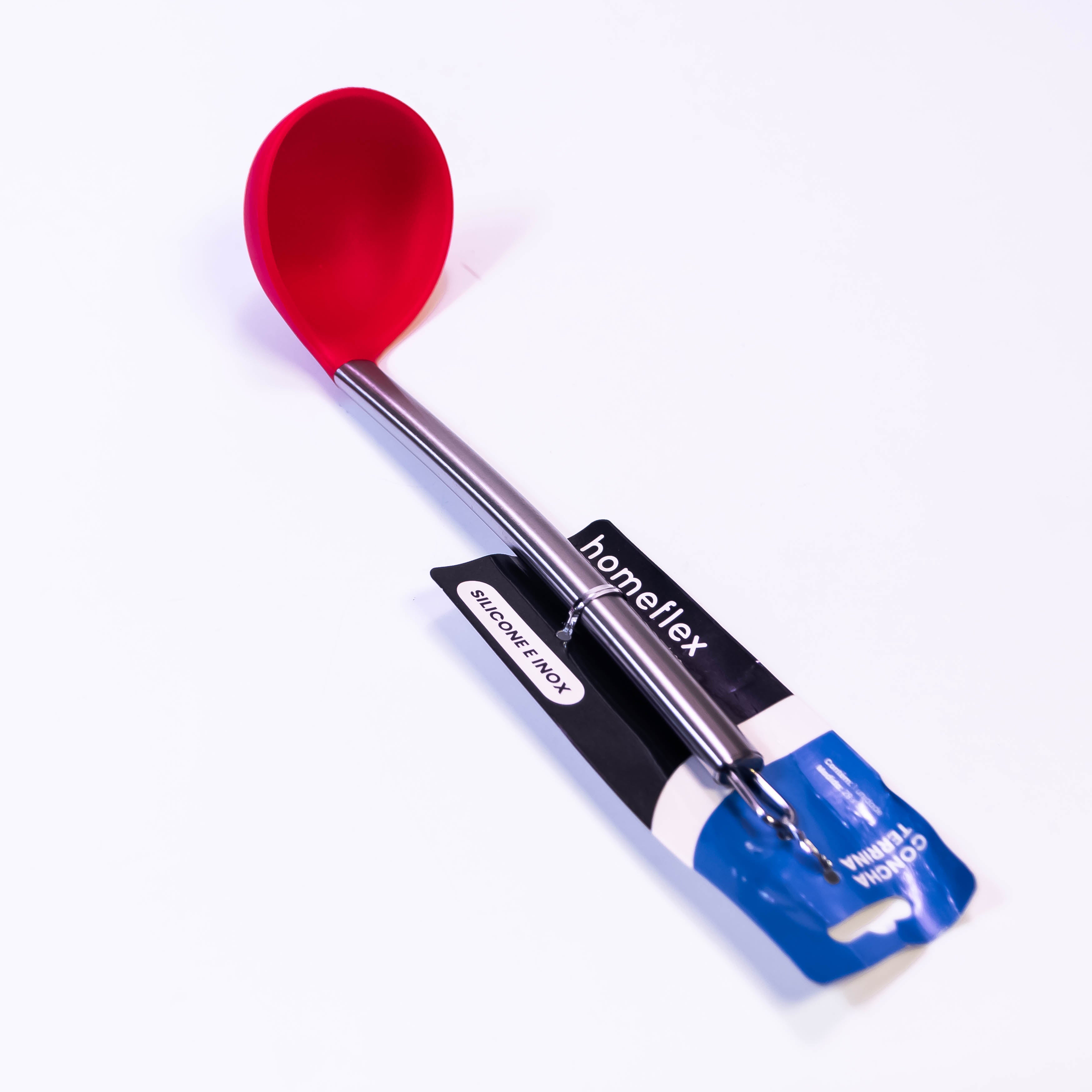 Silicone Non-Stick Soup Ladle - Heat Resistant Cooking Utensil