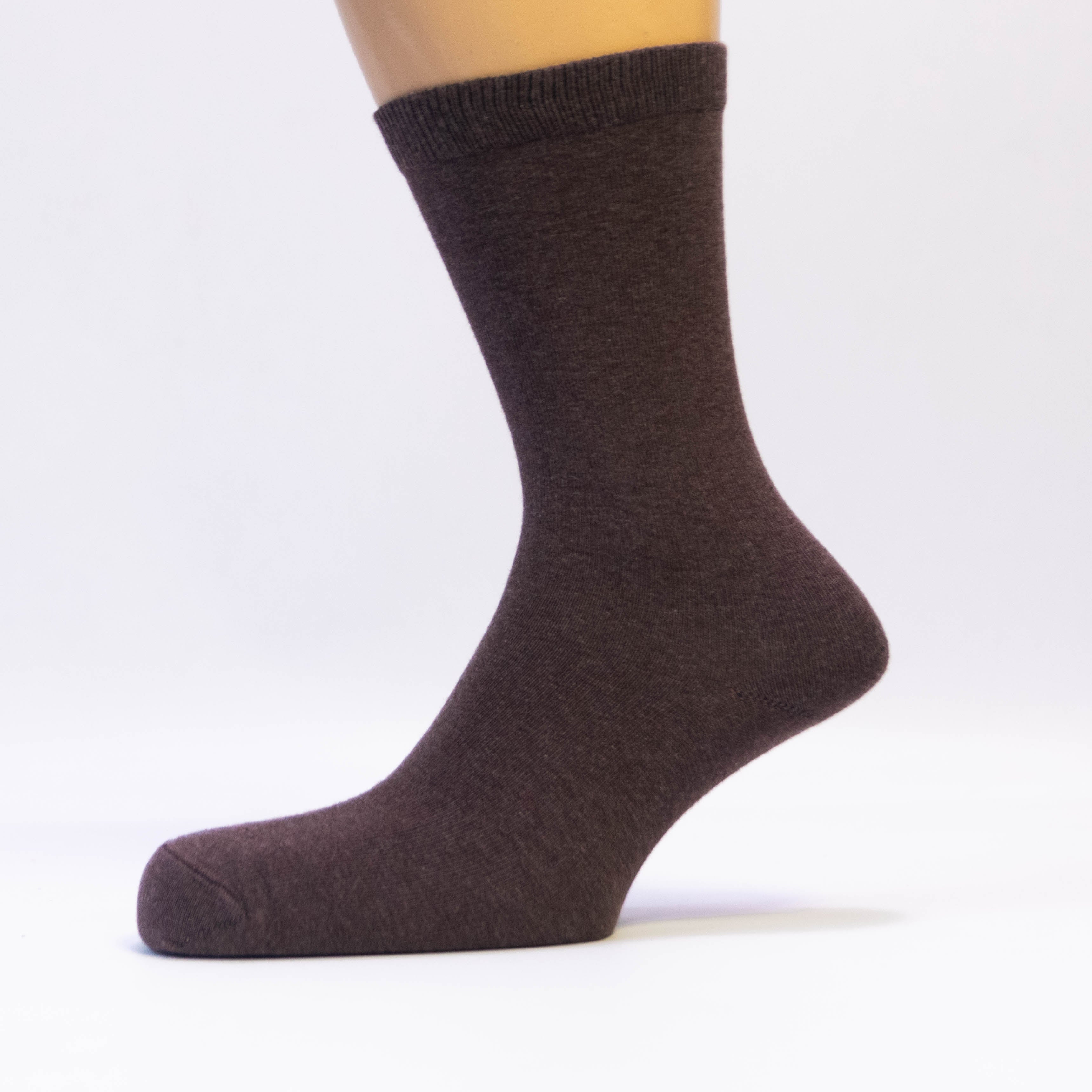 Solid Color Mid-Calf Socks for Ladies