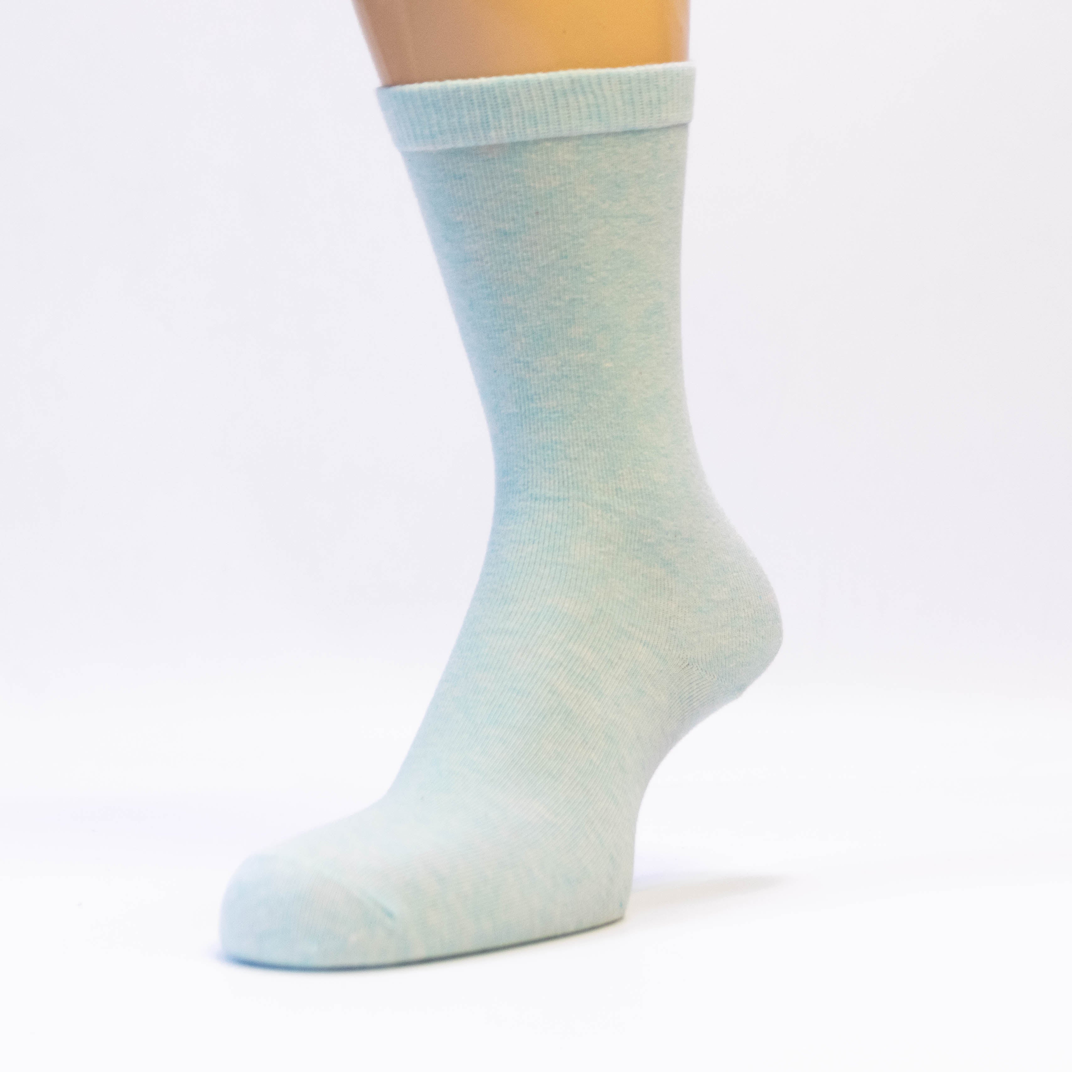 Solid Color Mid-Calf Socks for Ladies